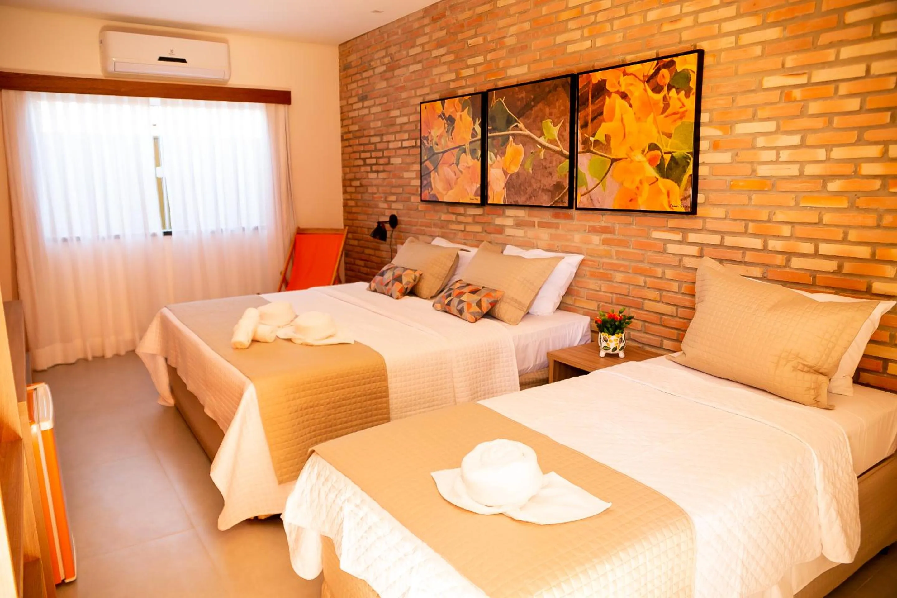 Bed in Pousada das Flores