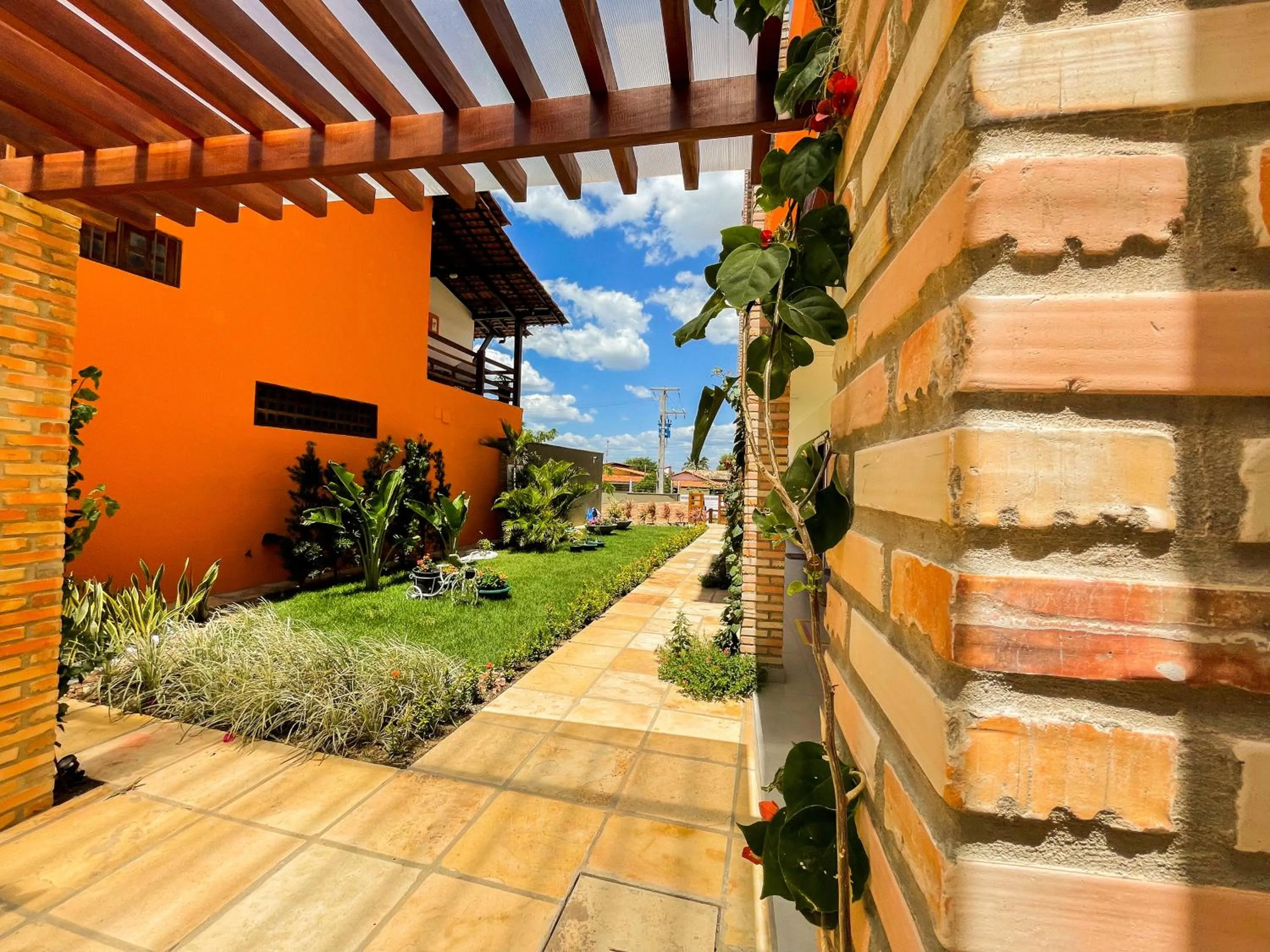 Garden view in Pousada das Flores