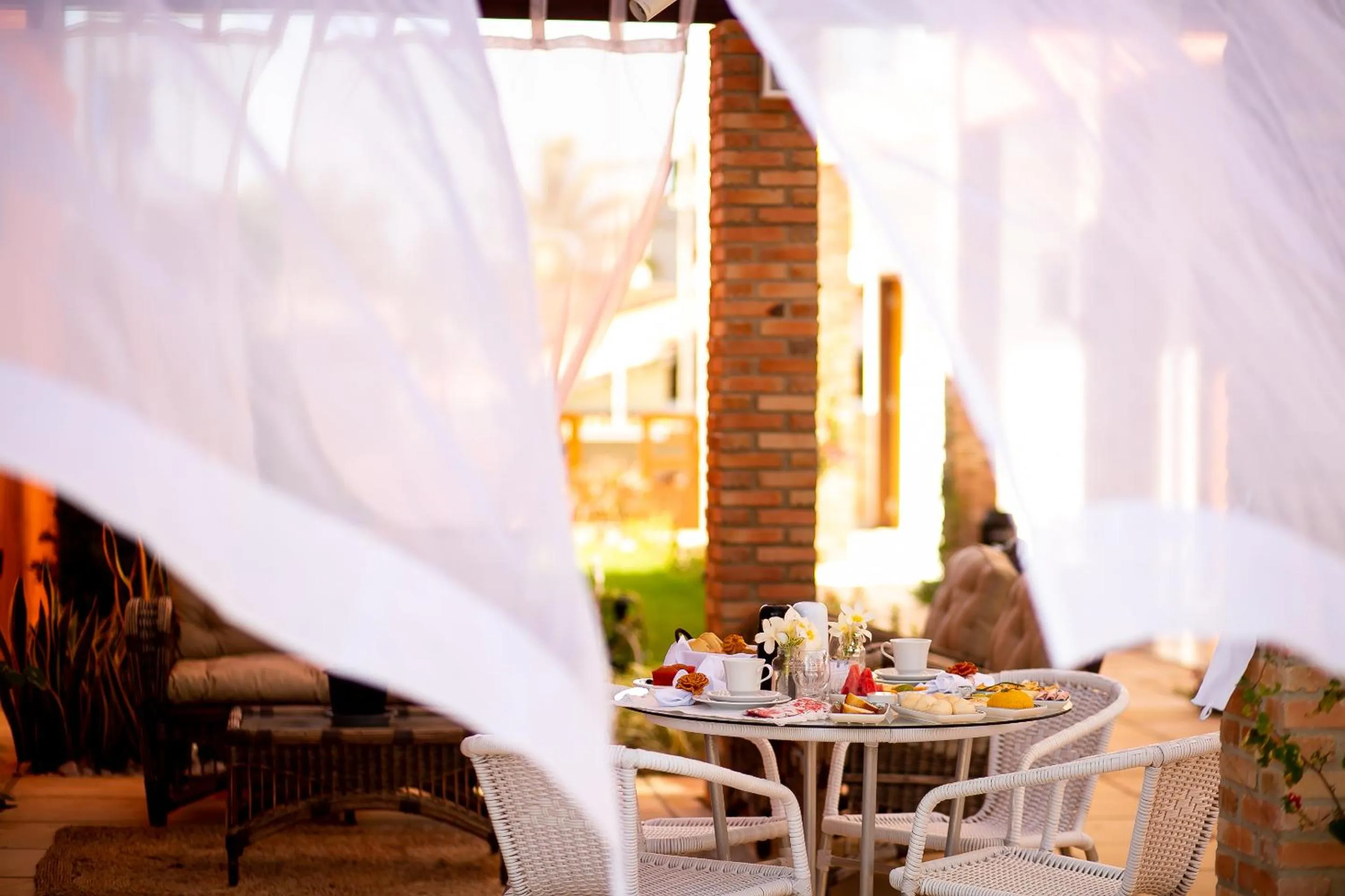 Patio in Pousada das Flores