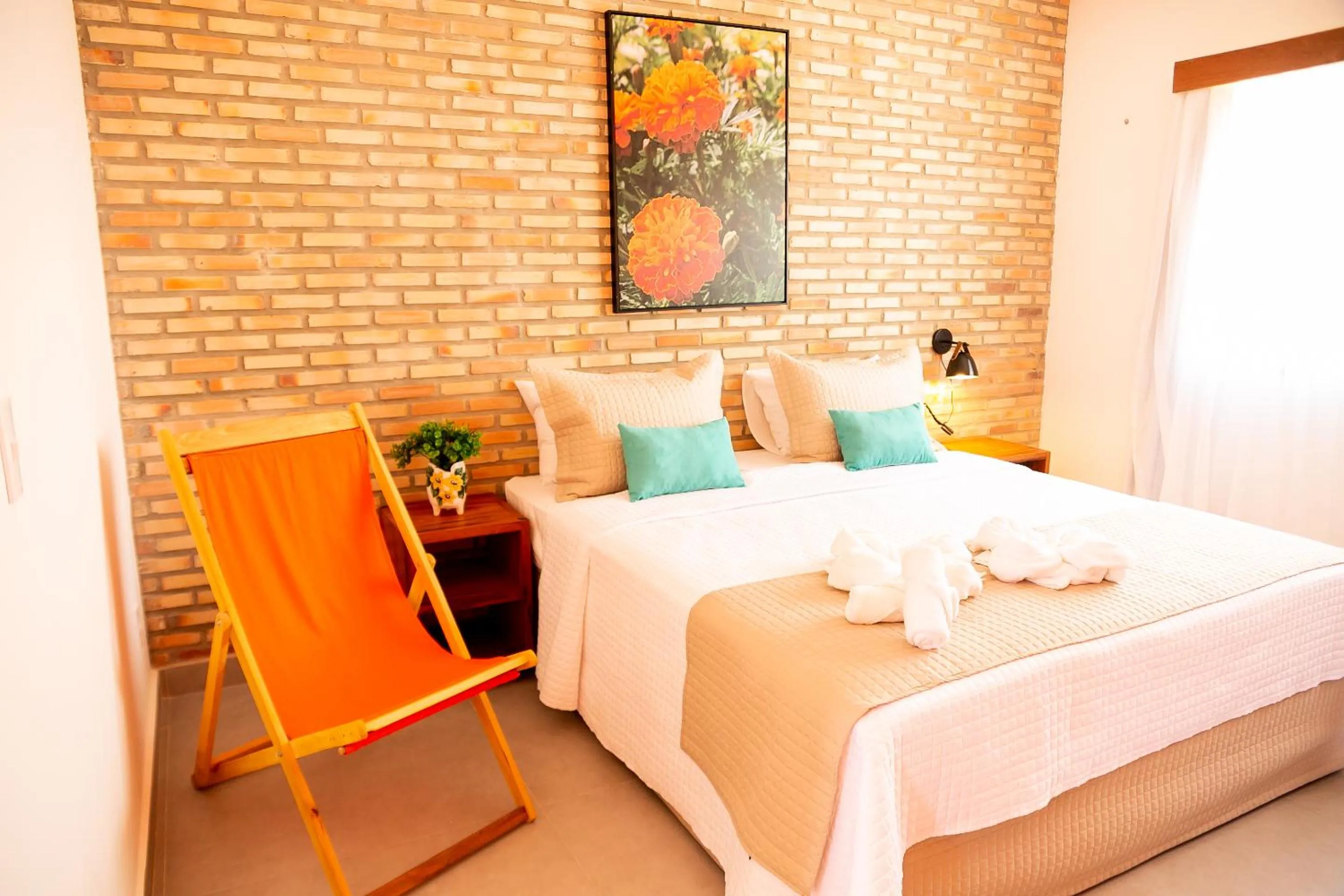 Bedroom, Bed in Pousada das Flores