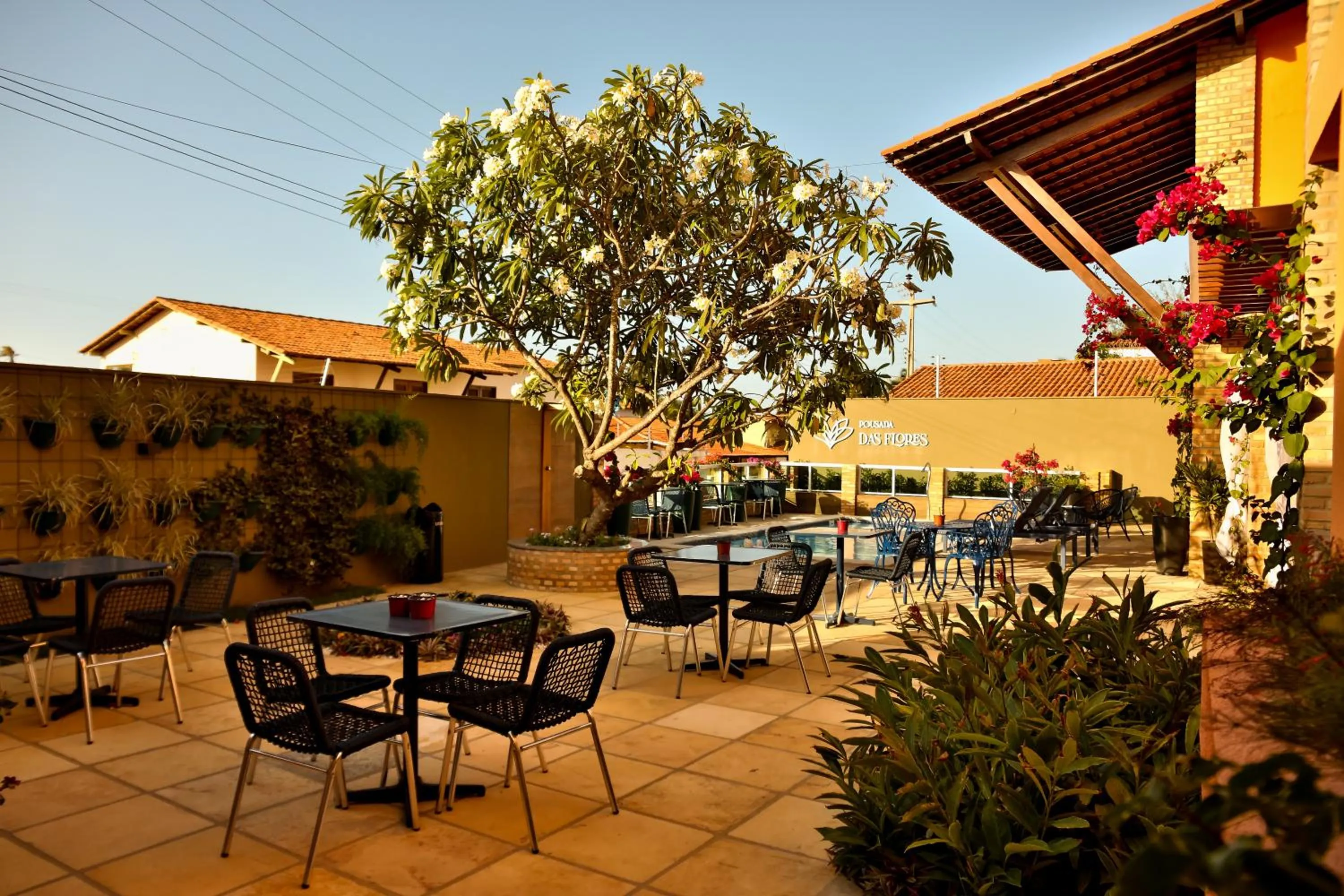Patio in Pousada das Flores