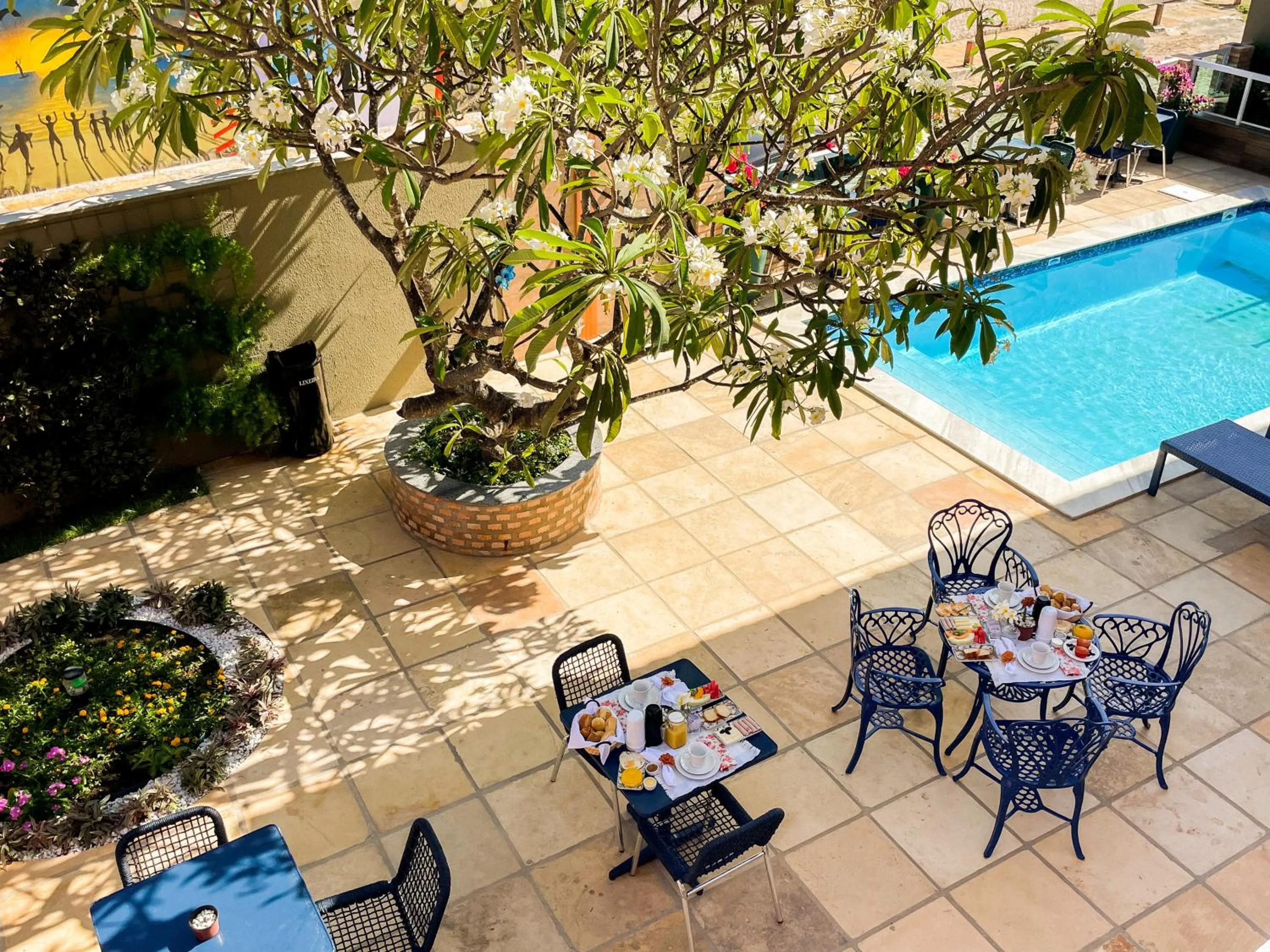 Patio in Pousada das Flores