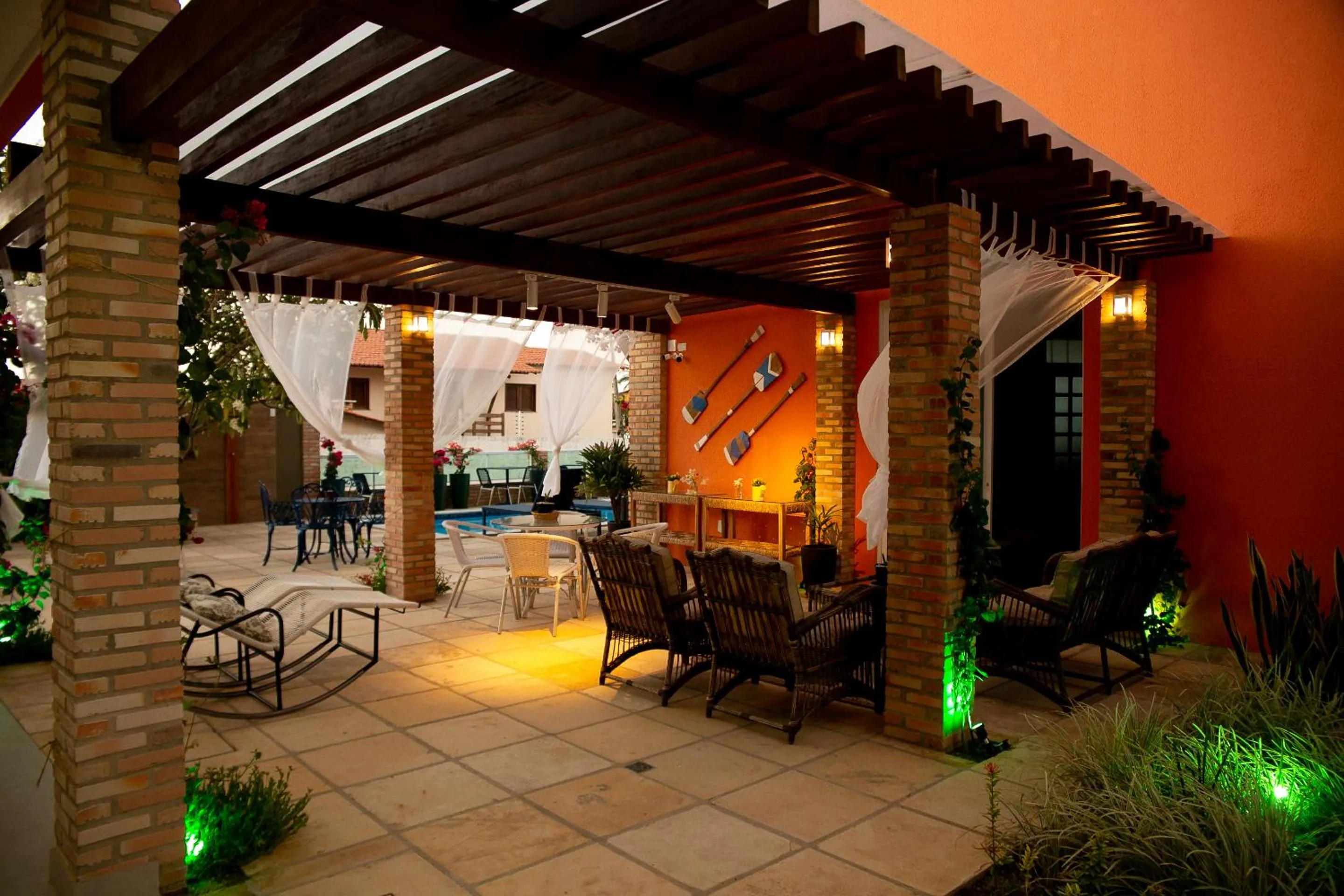 Patio in Pousada das Flores