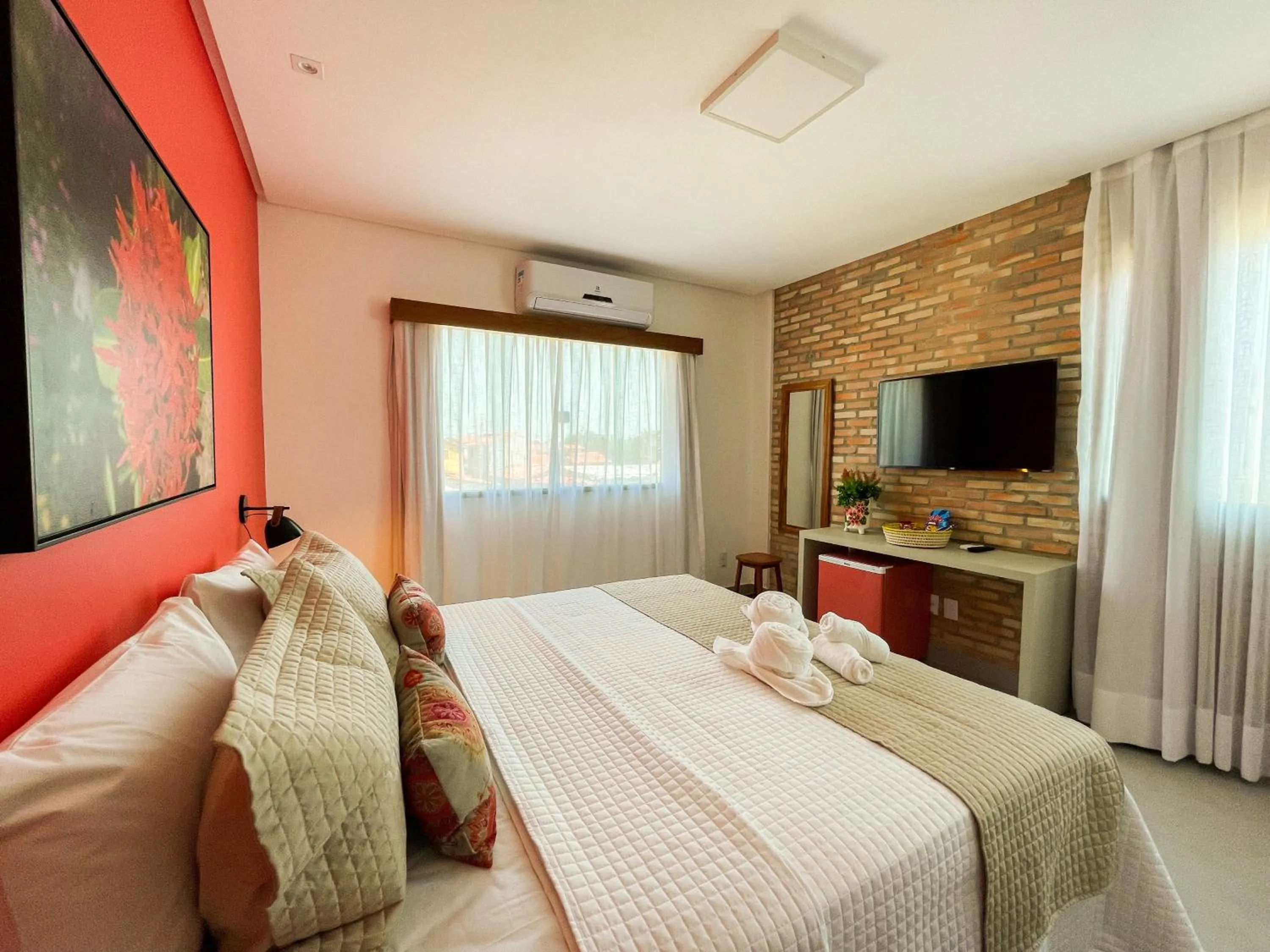 Bed in Pousada das Flores