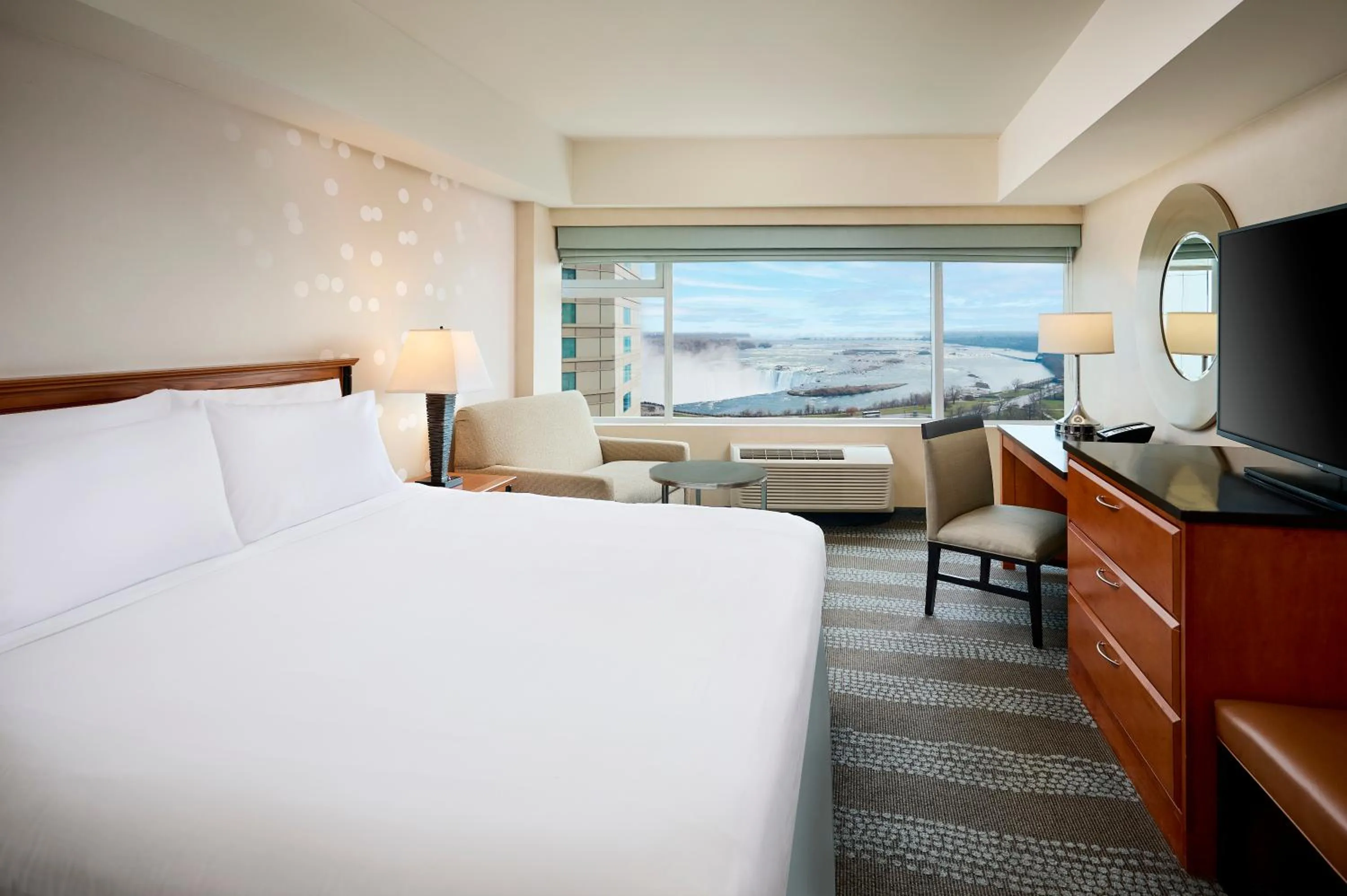 Bedroom in Niagara Fallsview Hotel