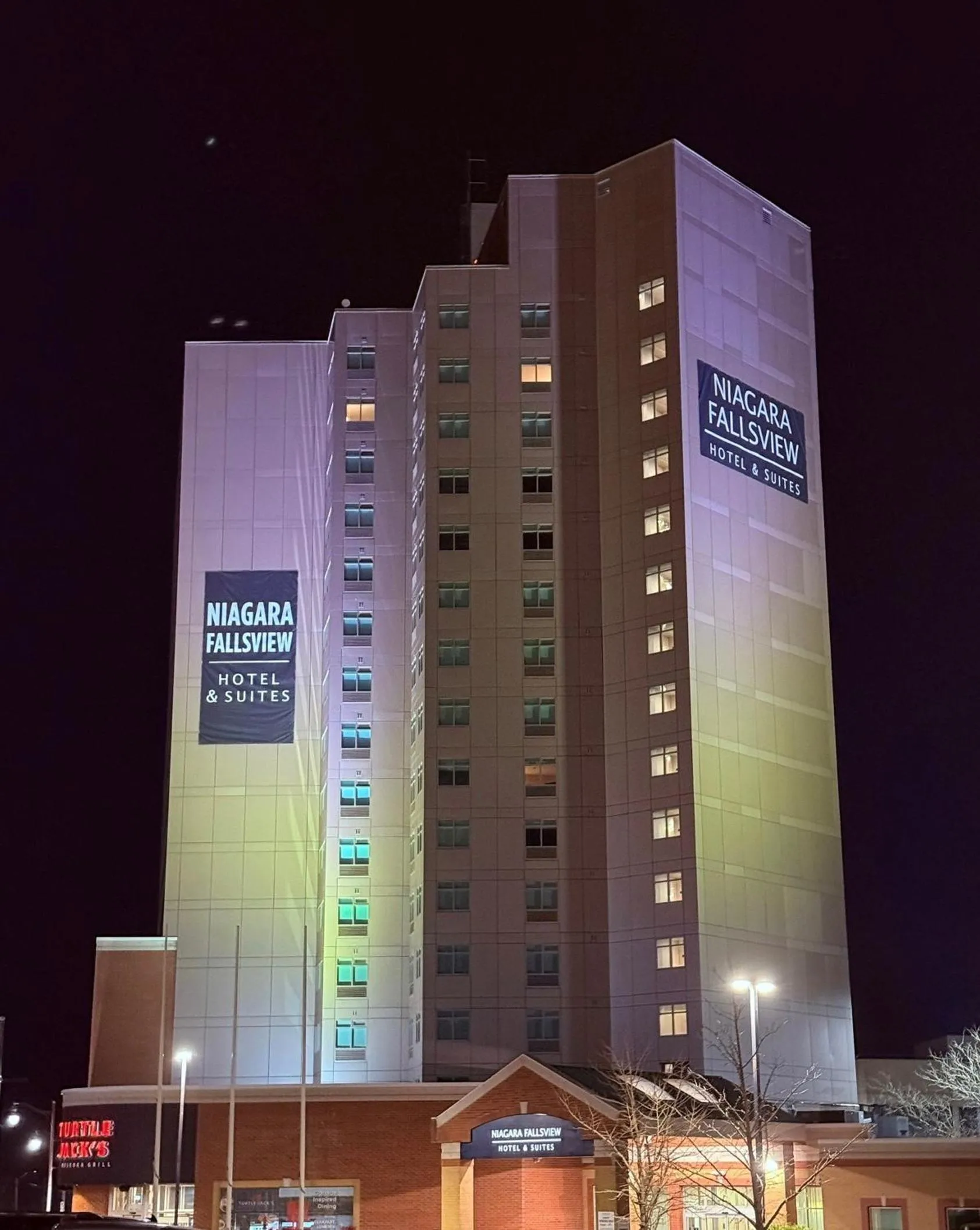 Property building in Niagara Fallsview Hotel