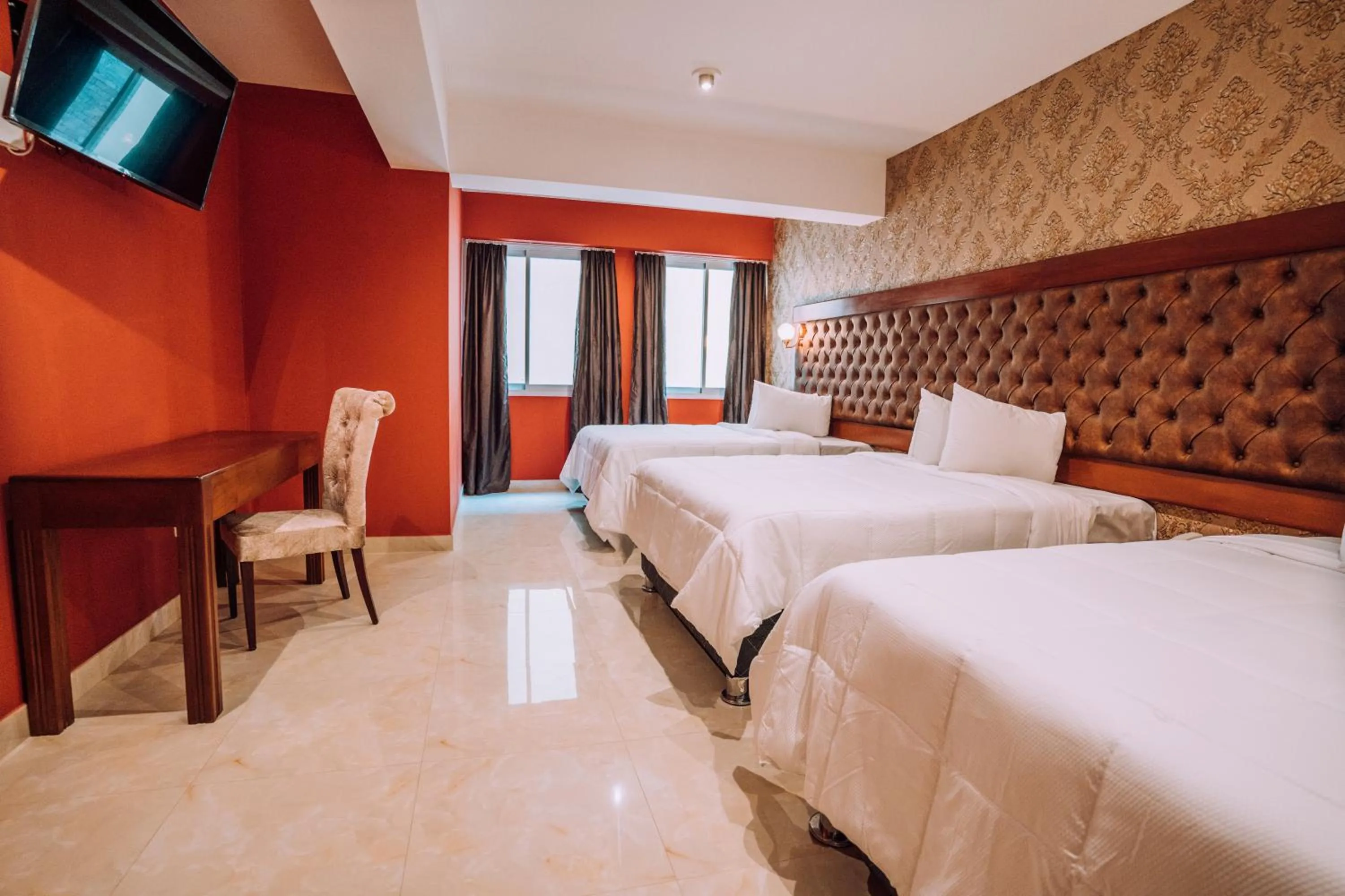 Bed in Lima Central Design Hotel Spa & Club