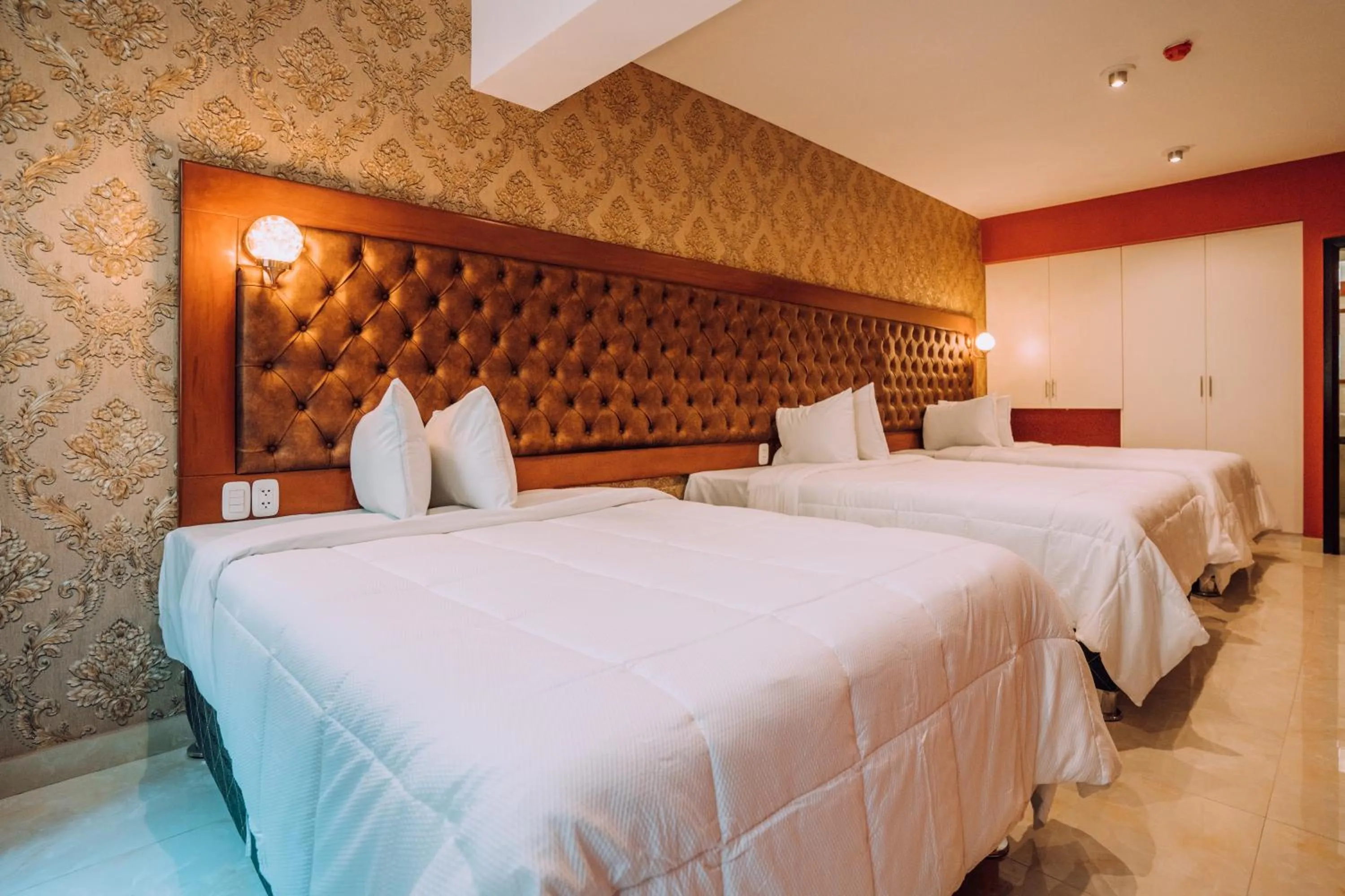 Bed in Lima Central Design Hotel Spa & Club