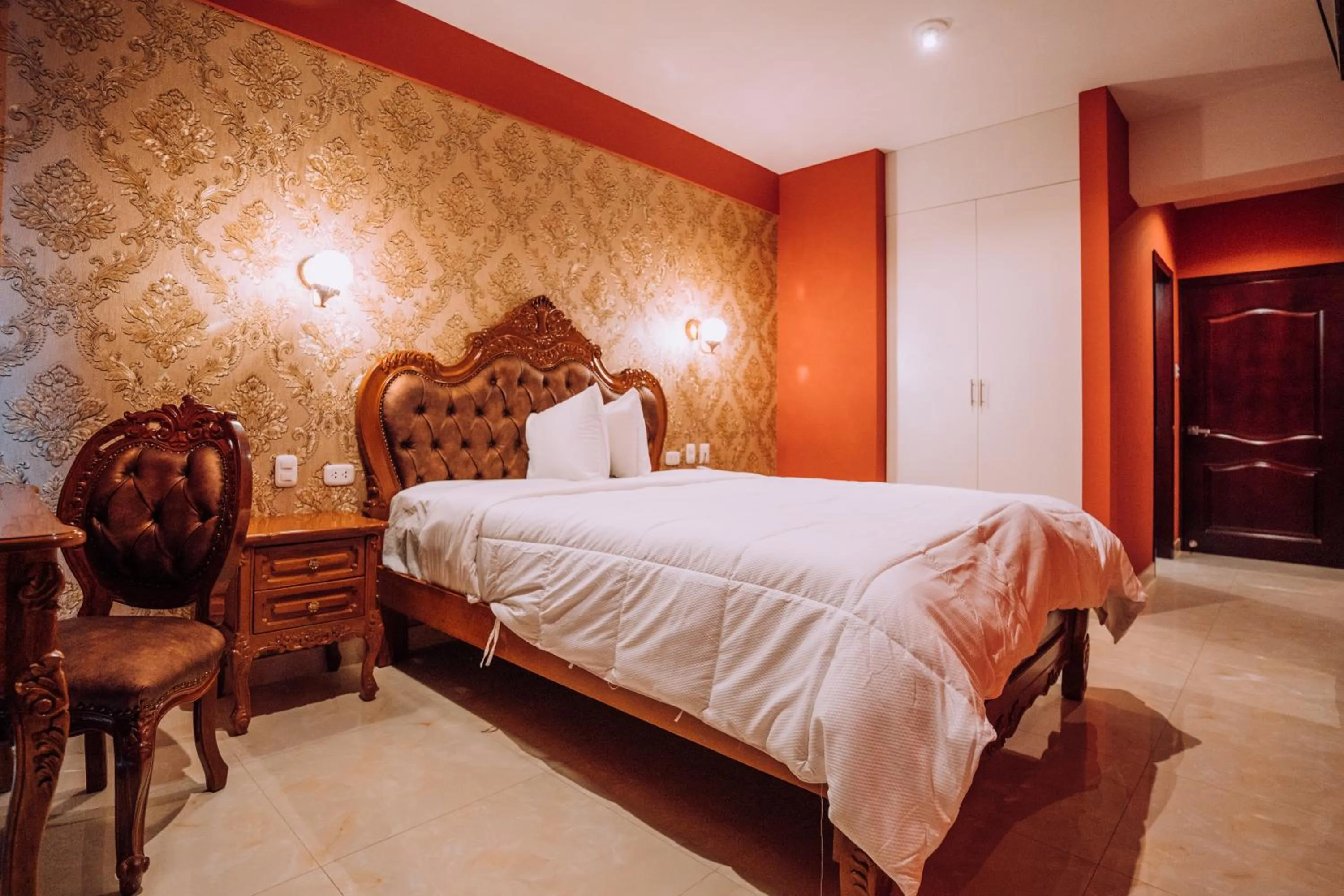 Bed in Lima Central Design Hotel Spa & Club