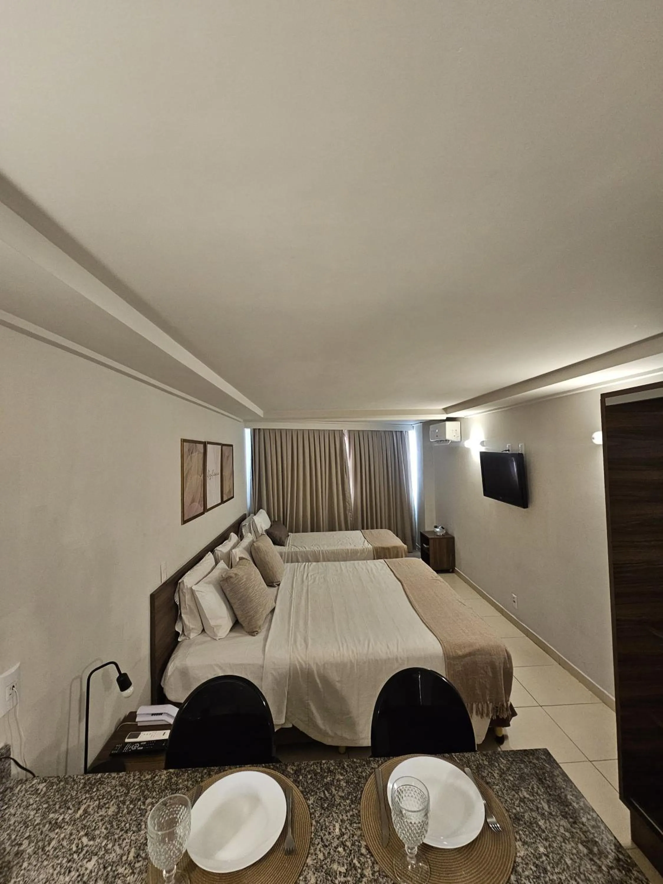 Bed in FLAT BLUE SUNSET