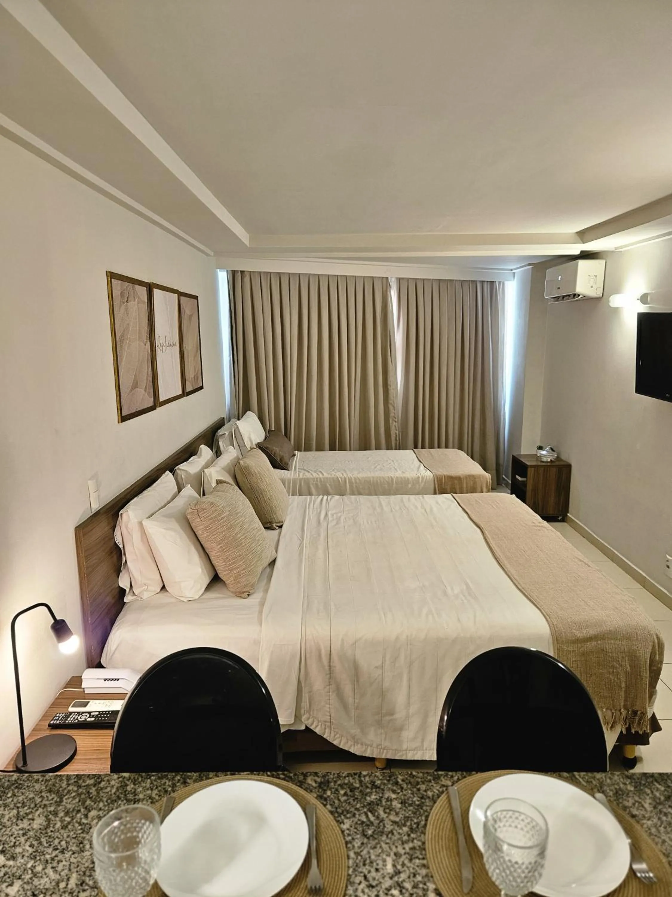 Bed in FLAT BLUE SUNSET