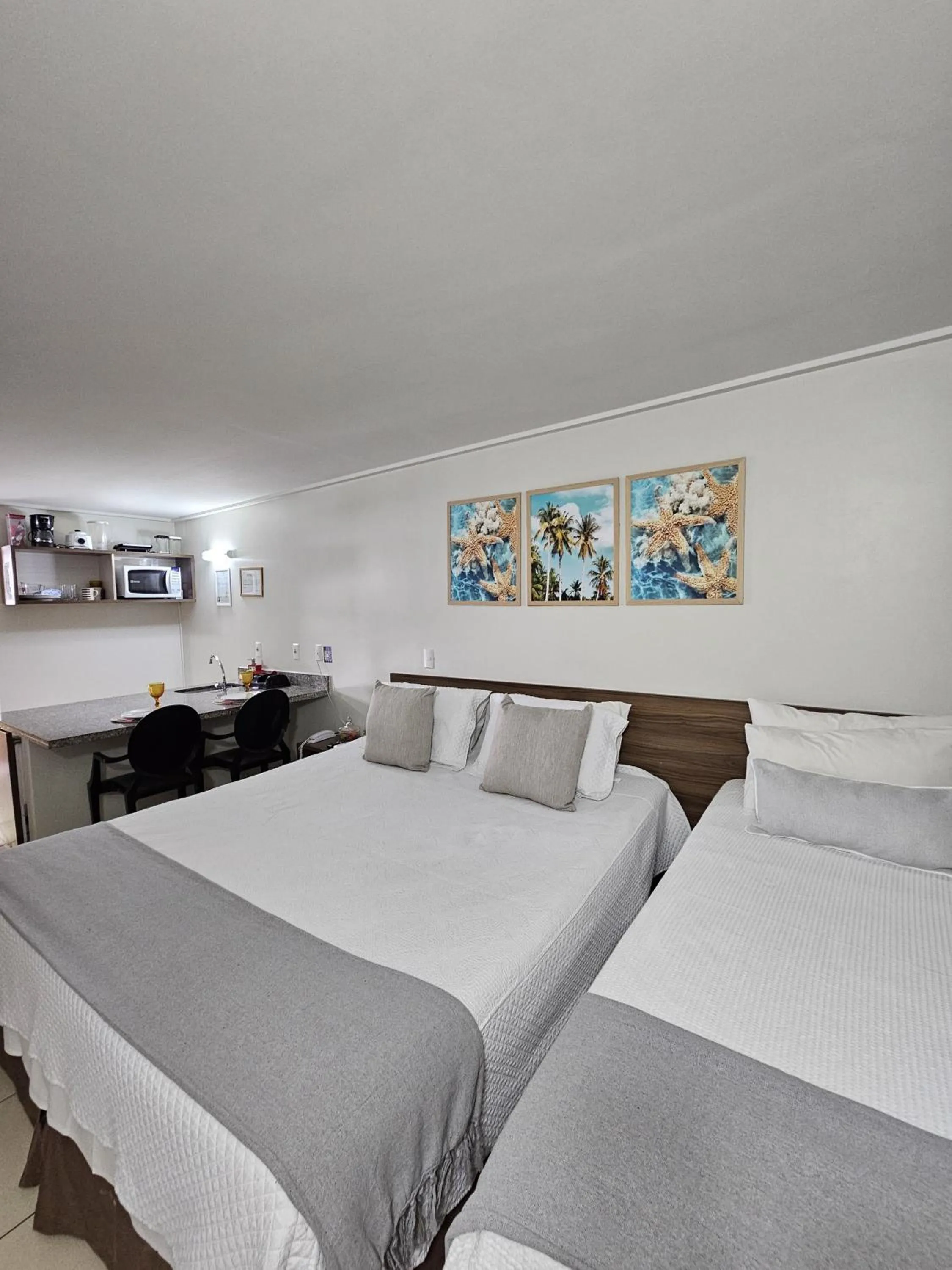 Bed in FLAT BLUE SUNSET