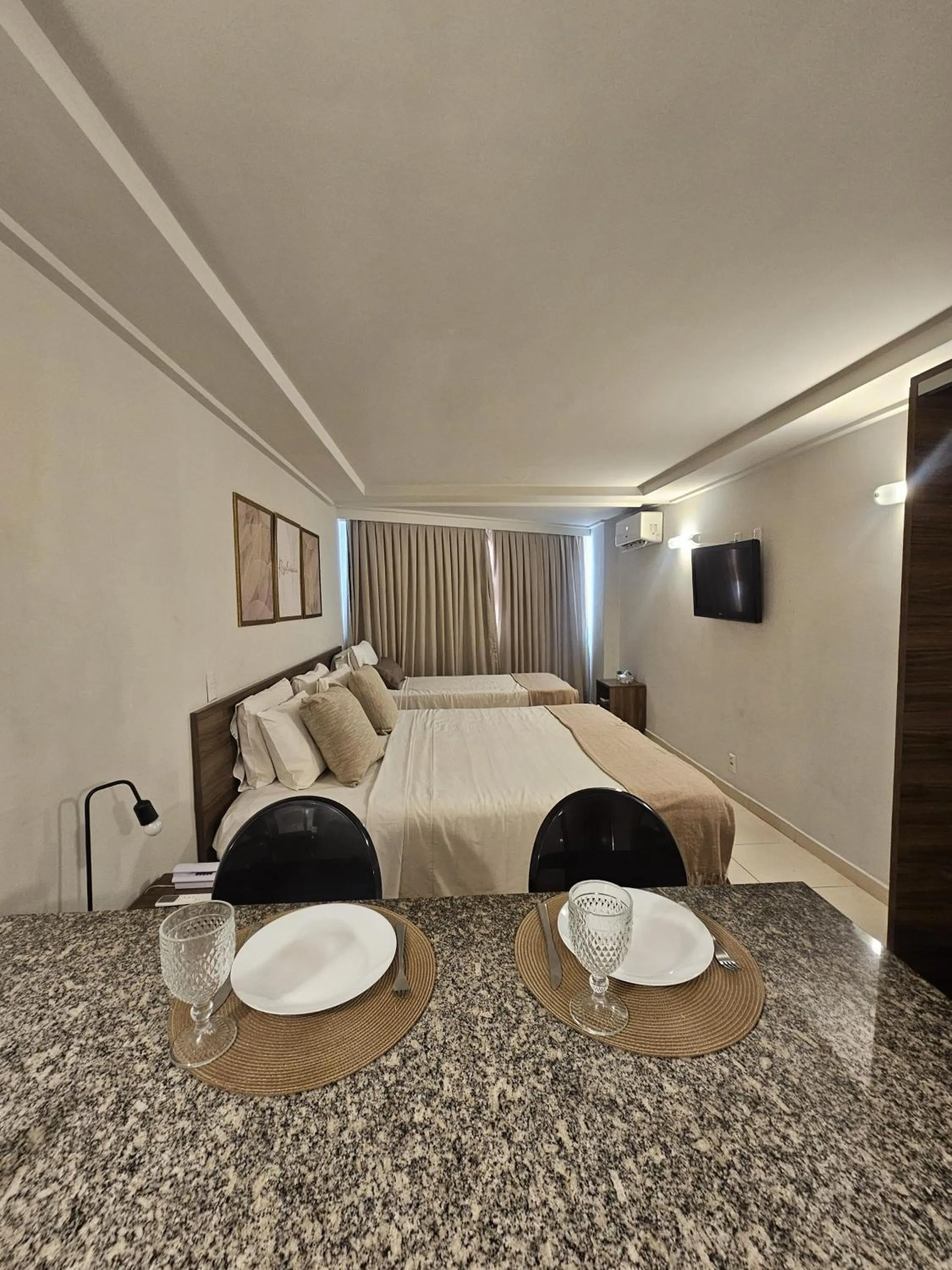 Bed in FLAT BLUE SUNSET