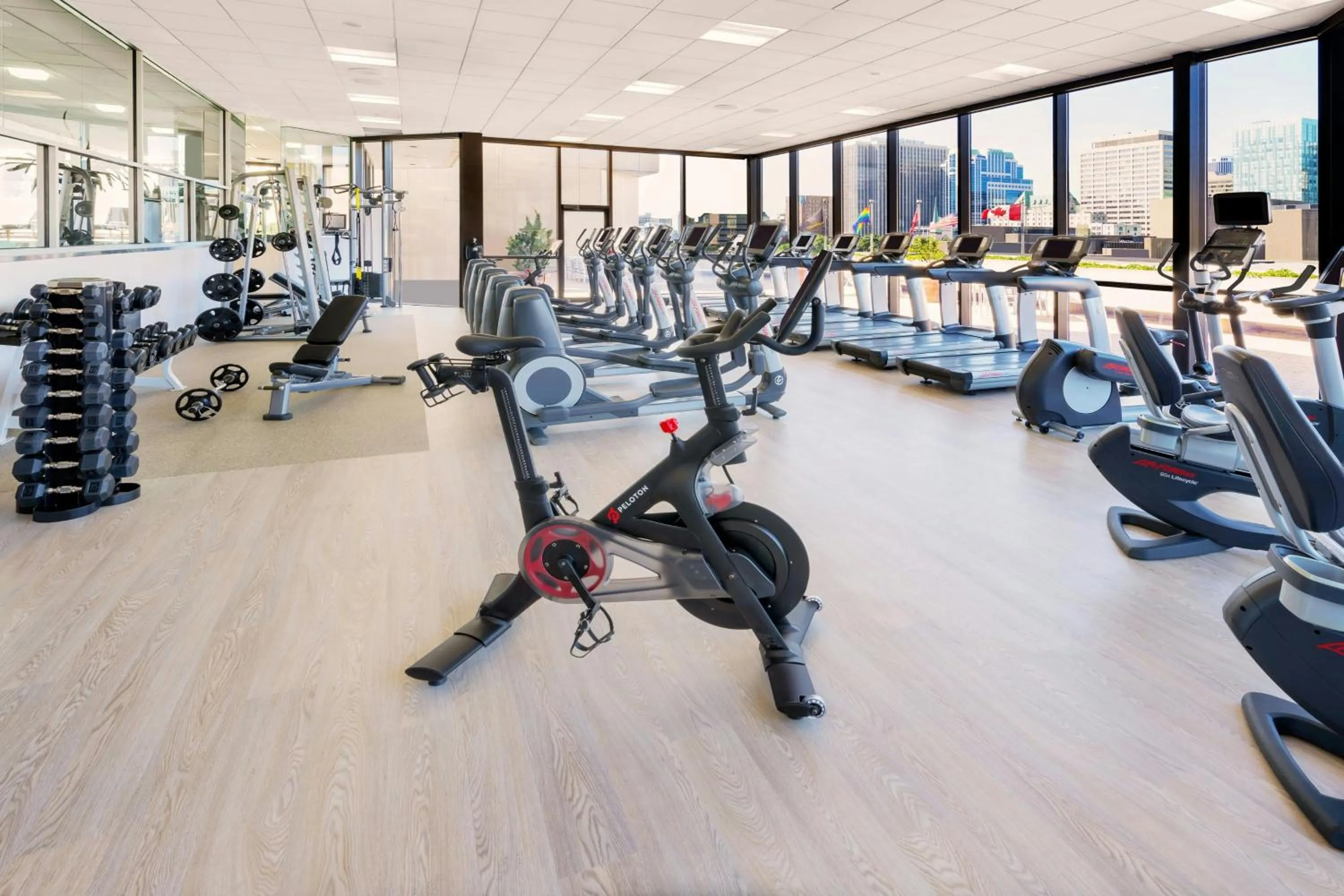 Fitness centre/facilities in The Westin Ottawa