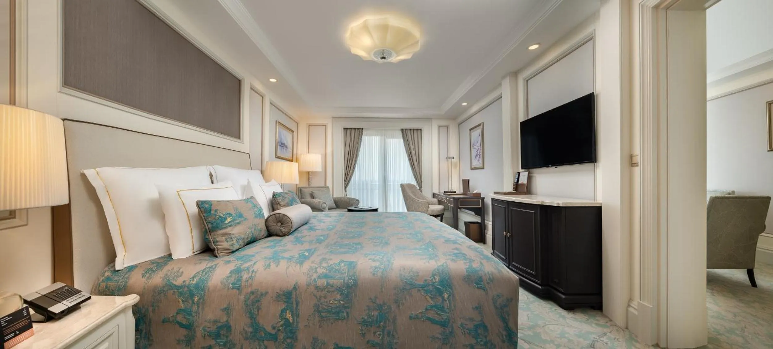 Photo of the whole room, Bed in Les Ambassadeurs Hotel Casino&Marina