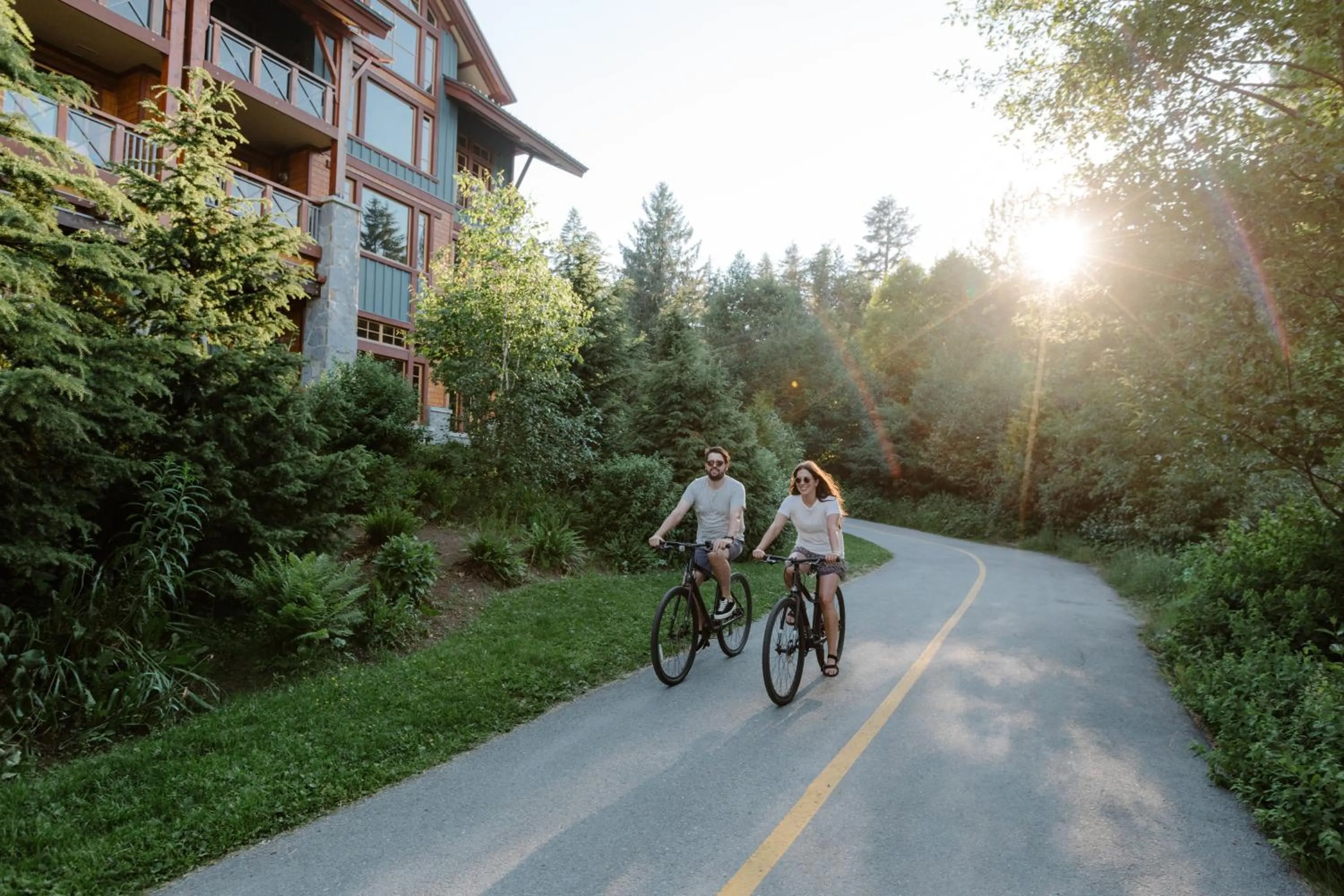 Cycling in Nita Lake Lodge