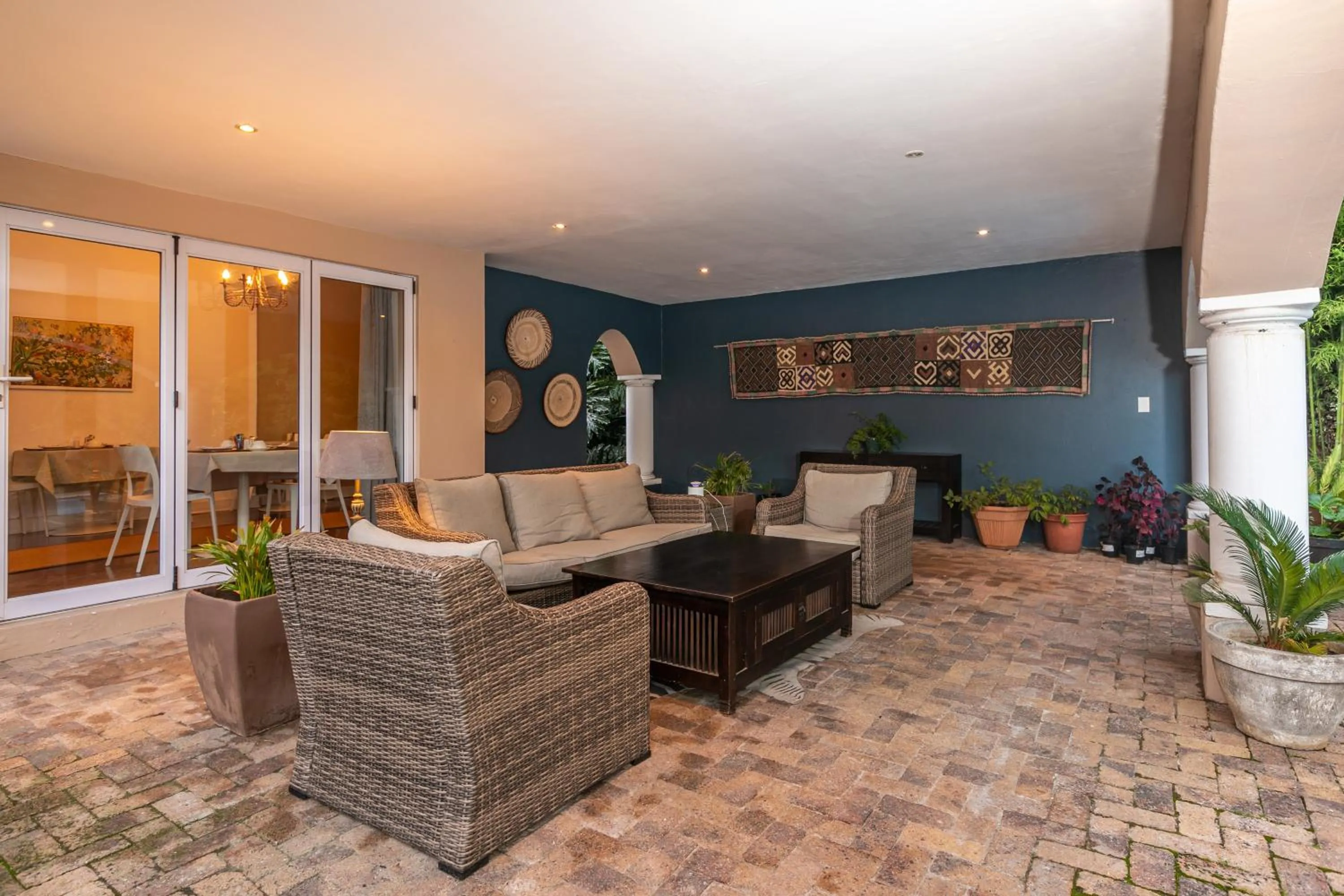 Patio in Emmarentia Guest House