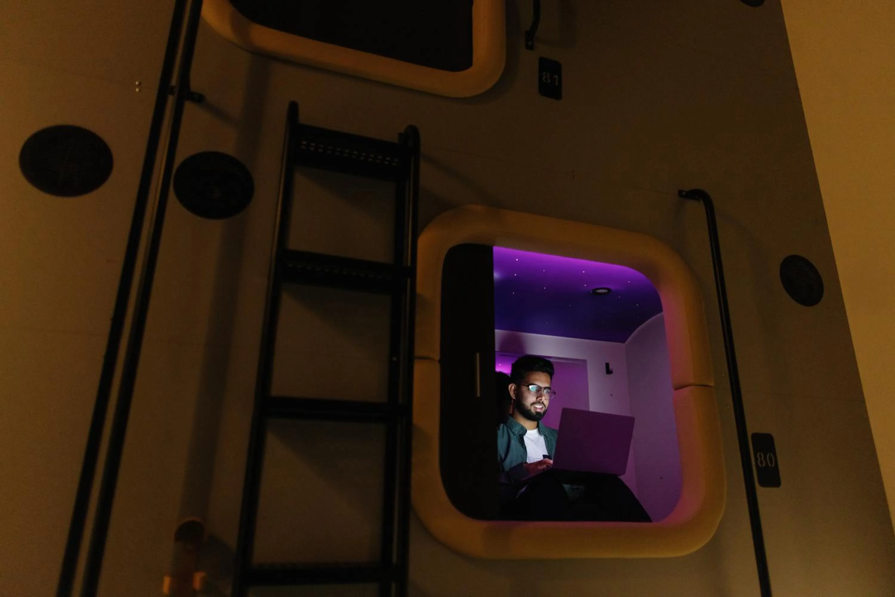 Bedroom in Capsule Hotel Constellation 89