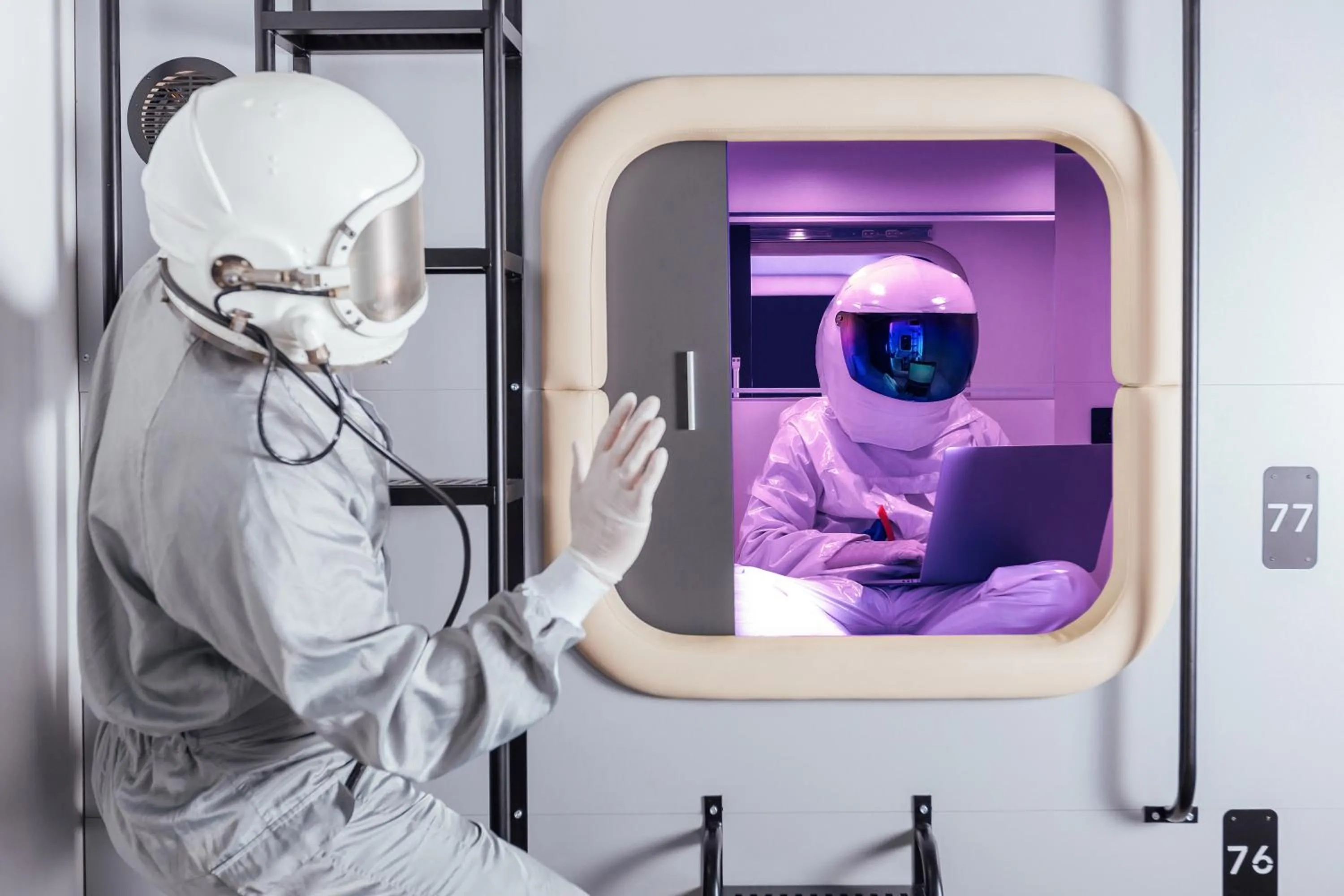 Bedroom in Capsule Hotel Constellation 89