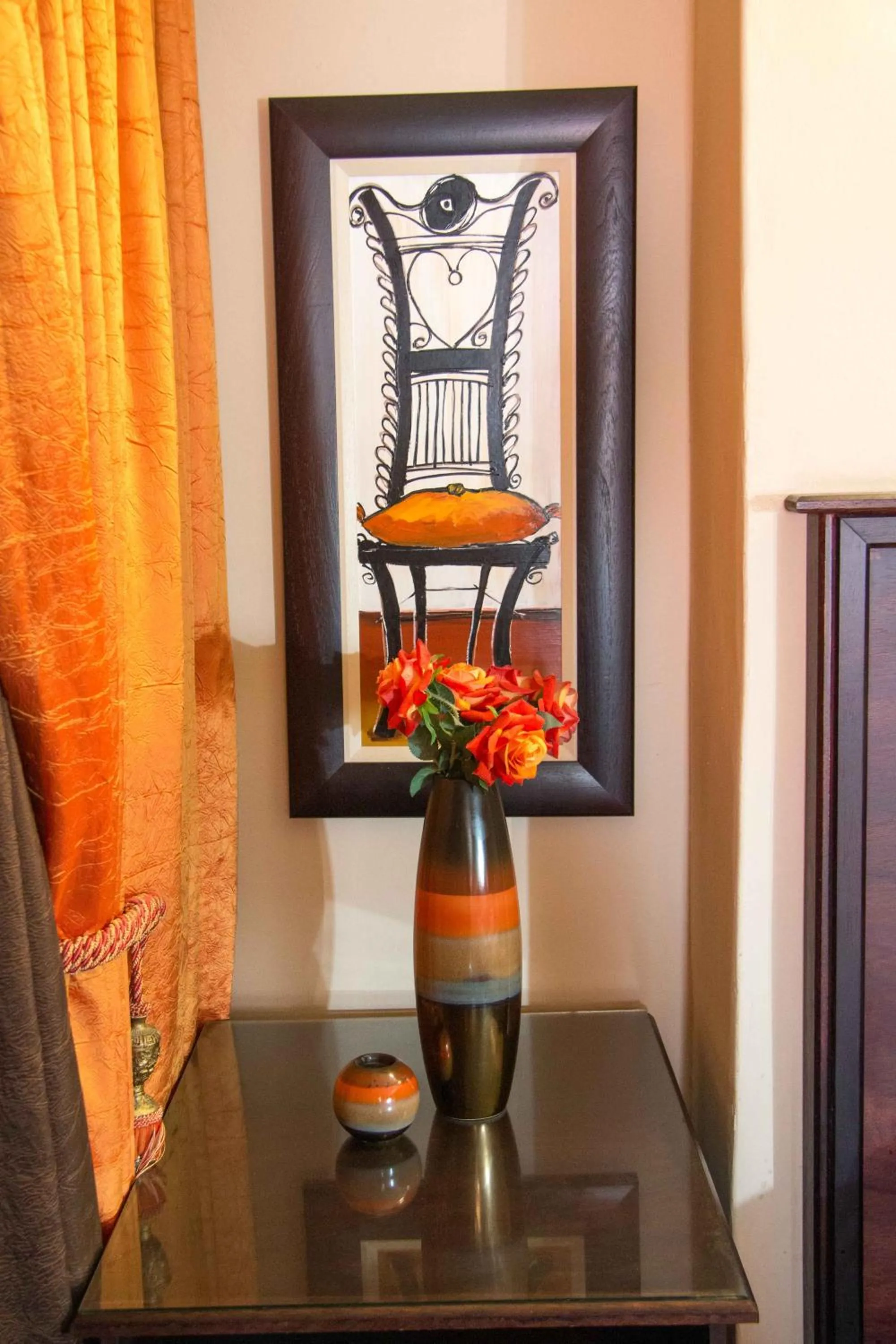 Decorative detail in Zoete Rust Boutique Hotel