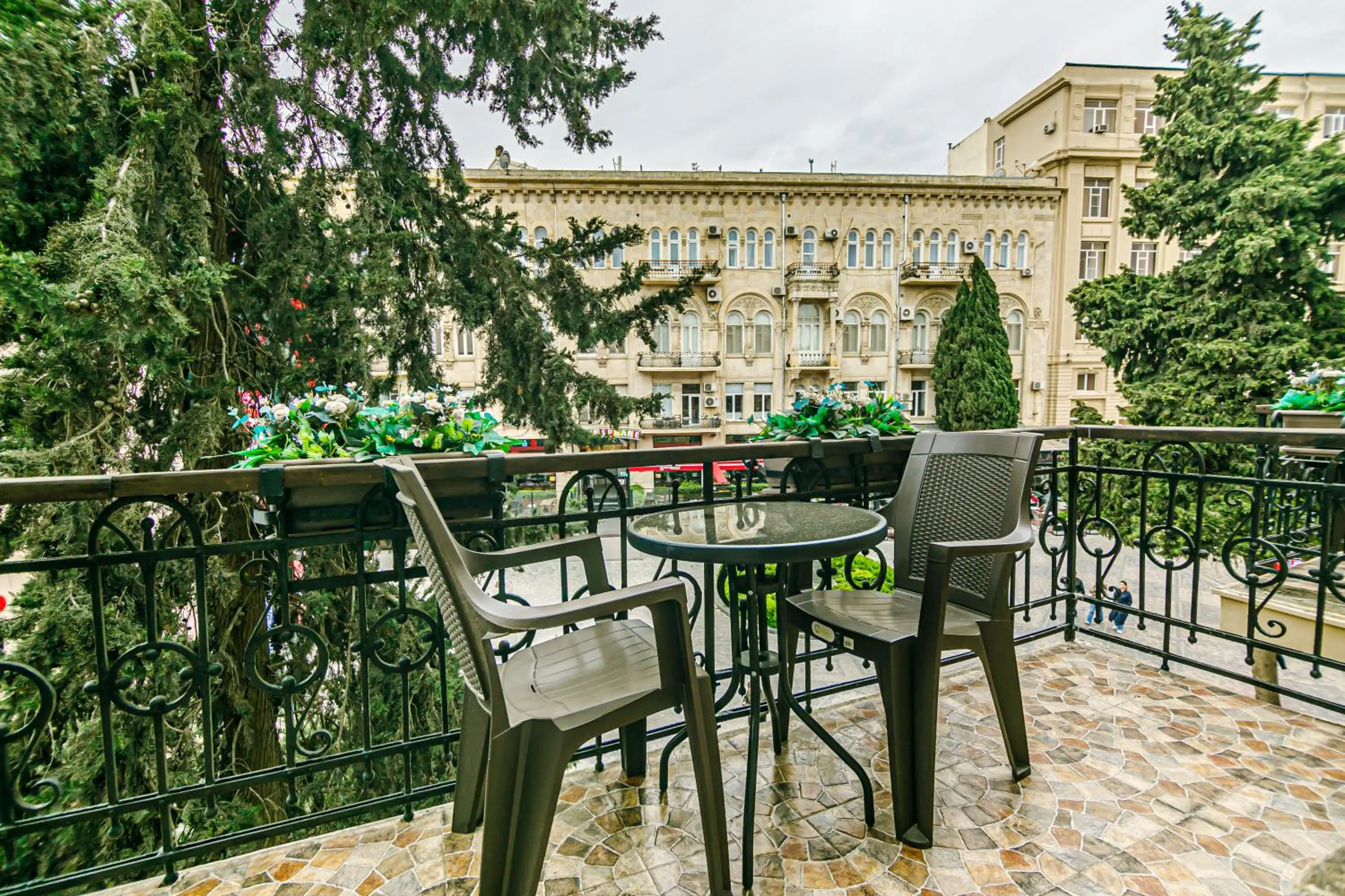 Balcony/Terrace in GREEN PARK iNN