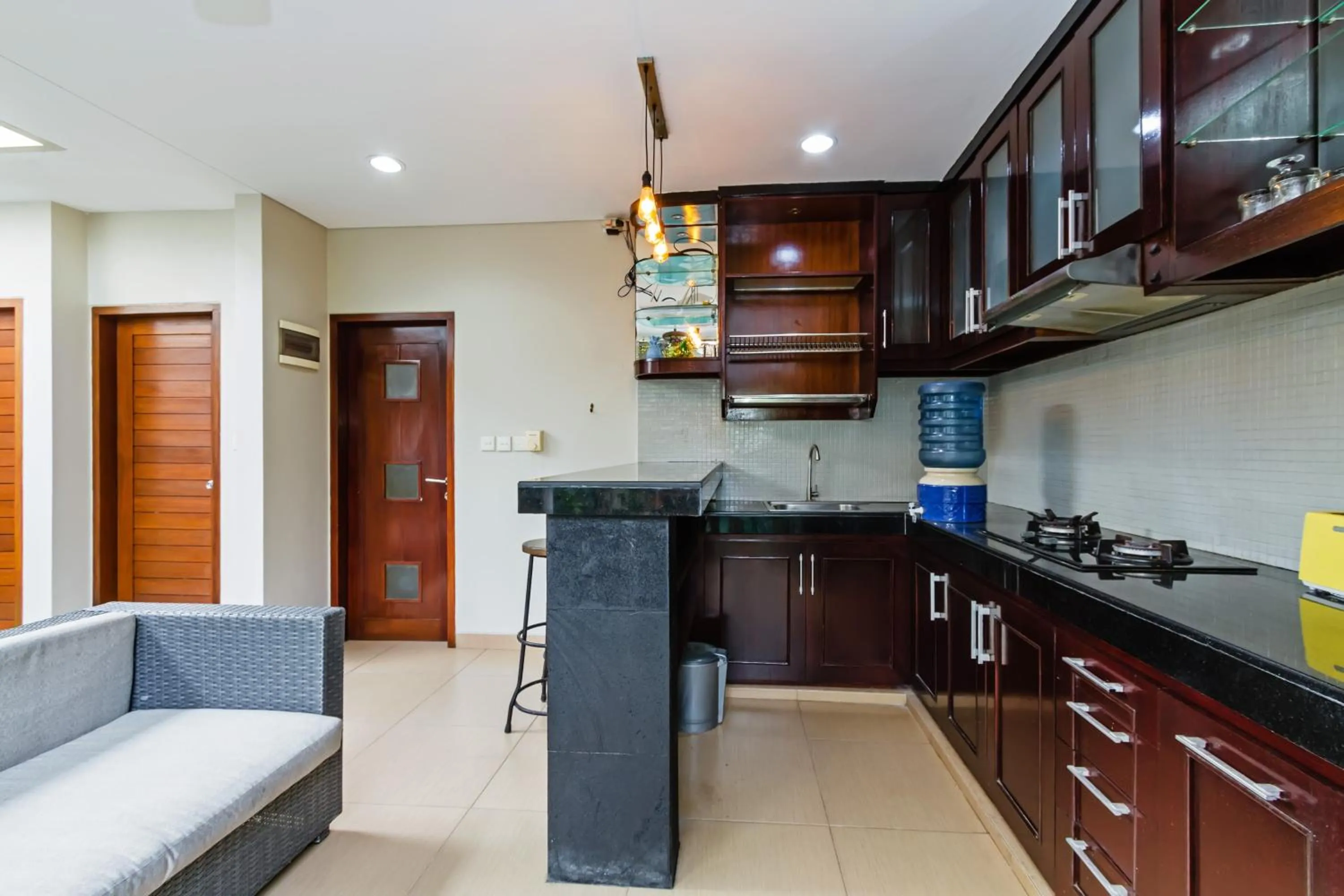 Kitchen or kitchenette in Pulau Villa Canggu