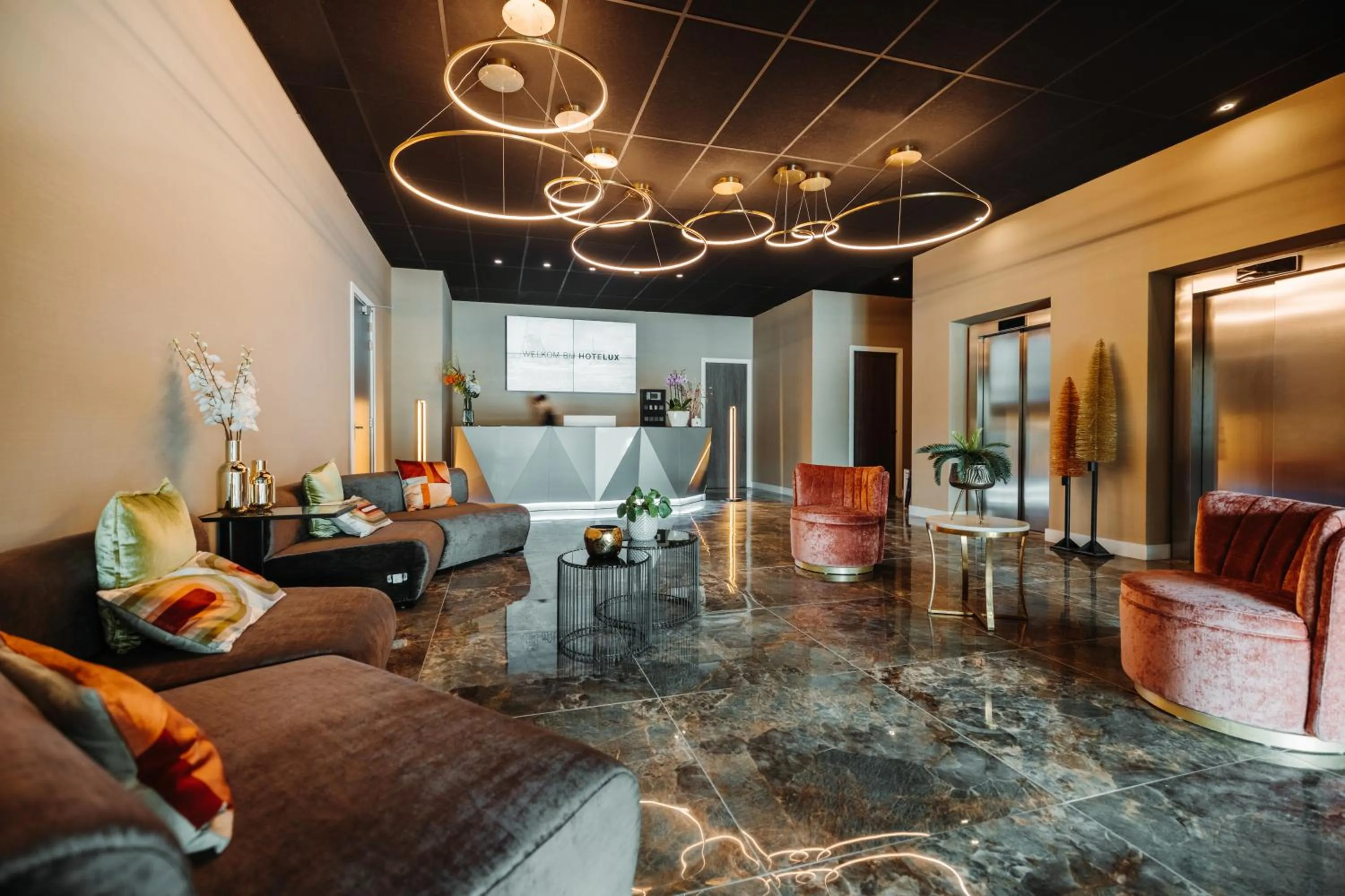 Lobby or reception in HOTELUX Amsterdam Airport Hotel