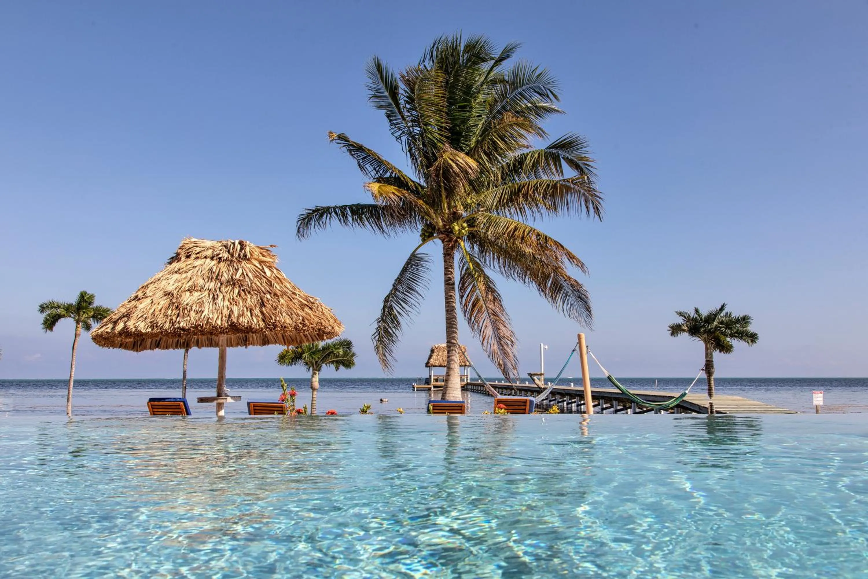 Pool view in Hol Chan Reef Resort & Villas
