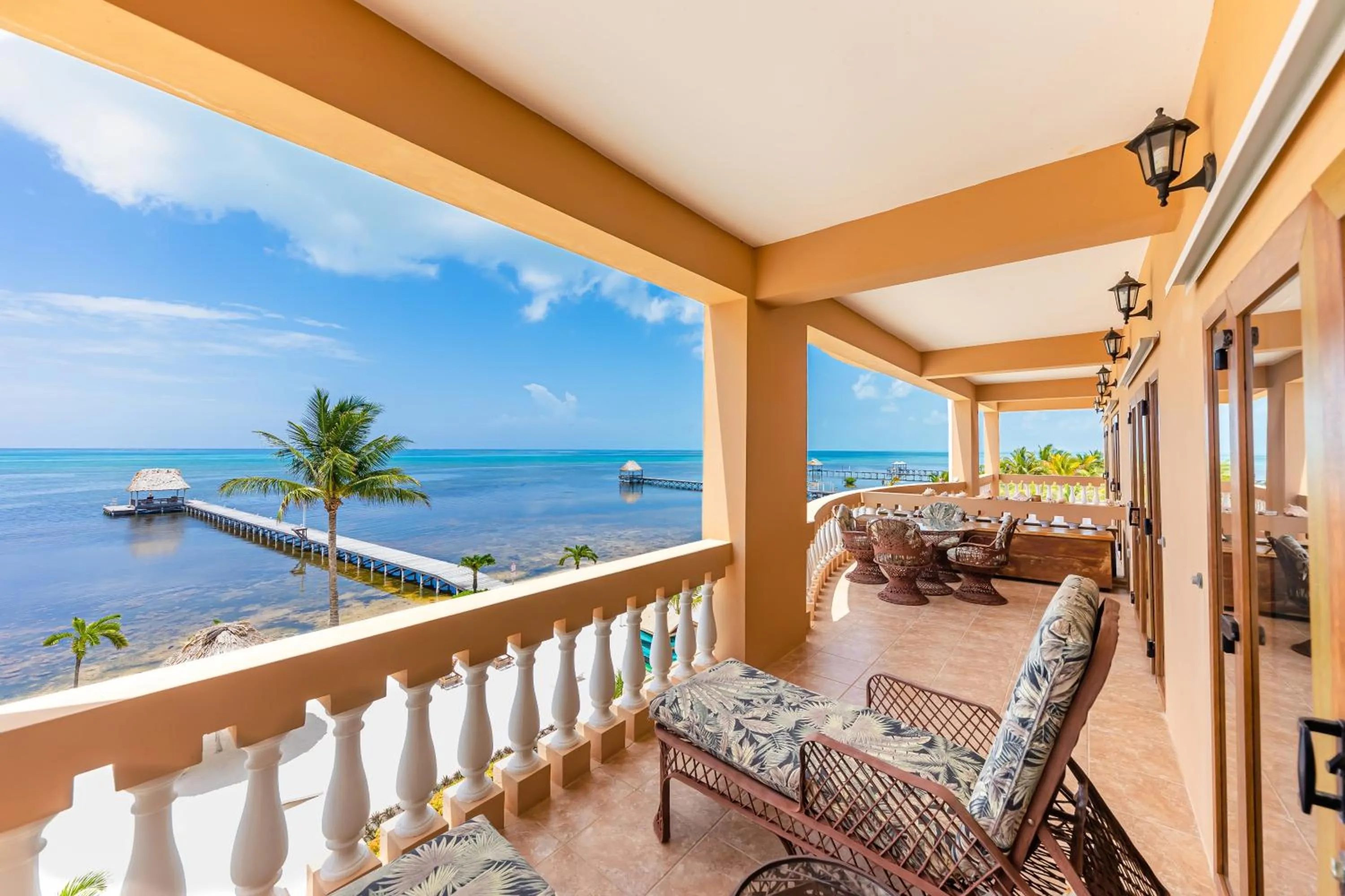 Patio in Hol Chan Reef Resort & Villas