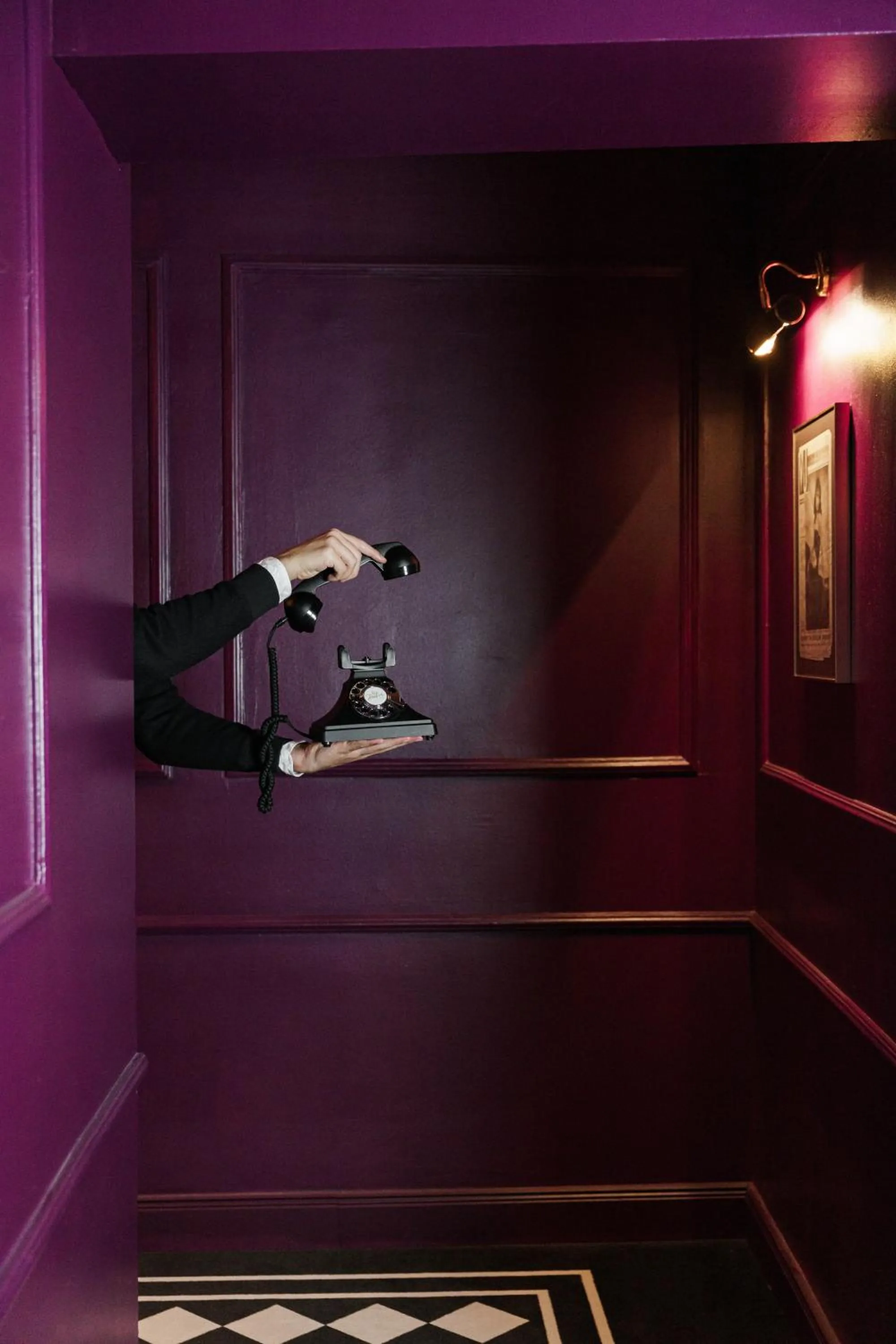 Decorative detail in Hotel Josefine