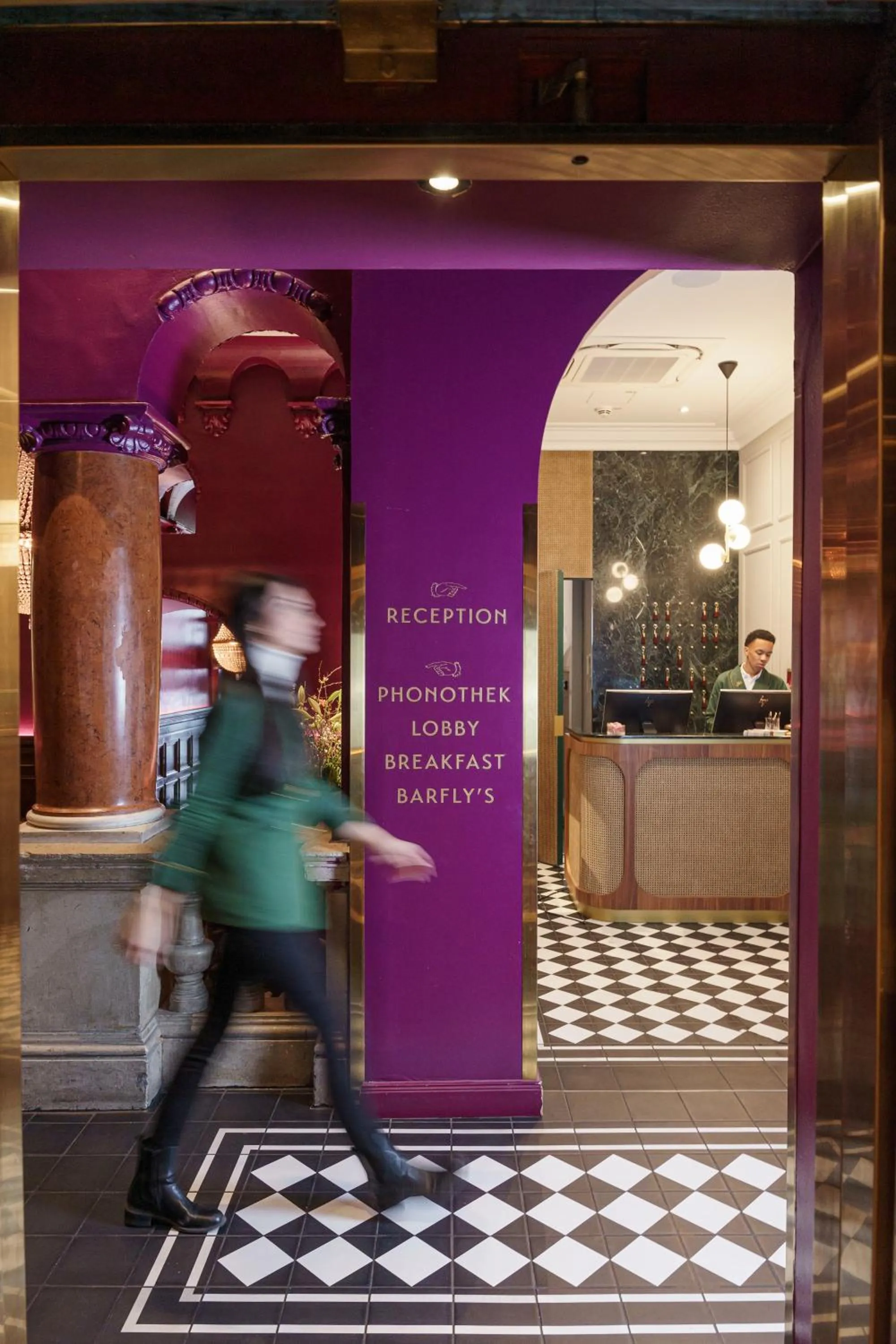 Lobby or reception in Hotel Josefine