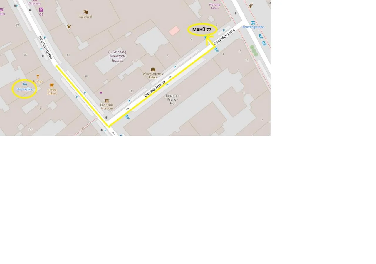 Parking in Hotel Josefine