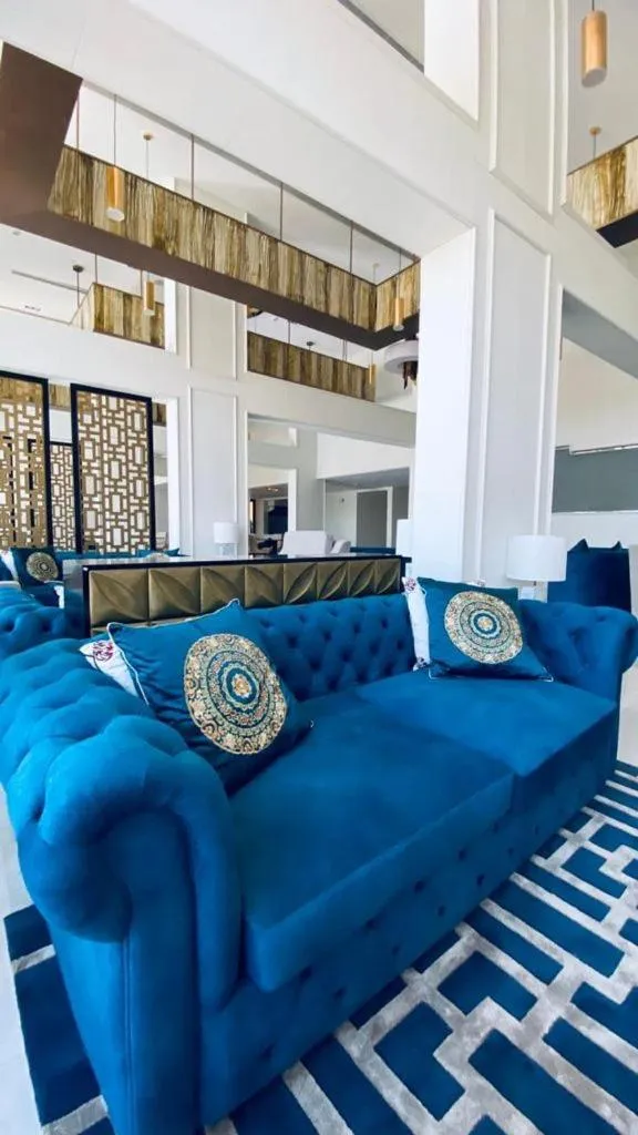 Seating area in Iris Boutique Jazan