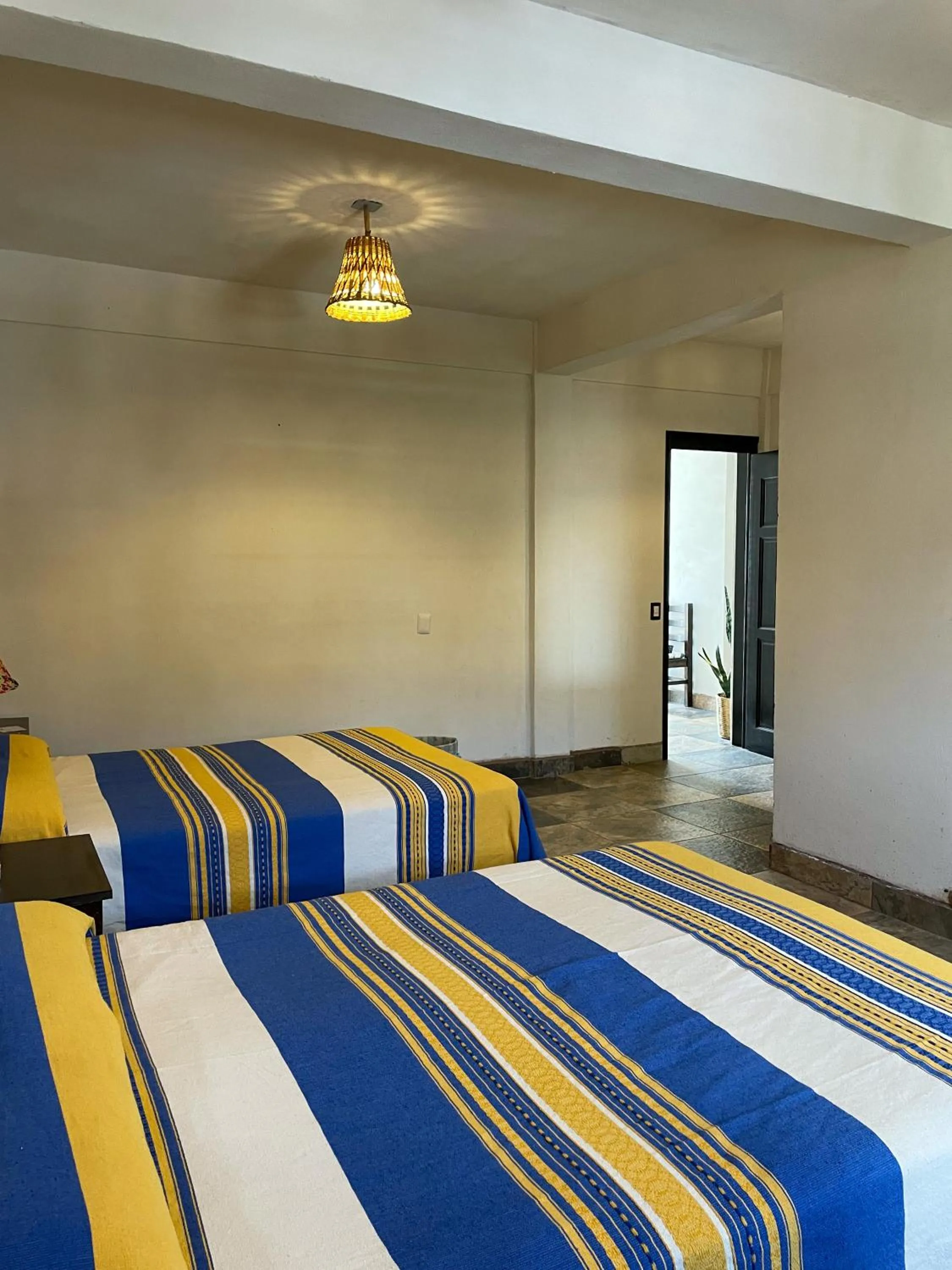 Bed in Hotel Yubazuu