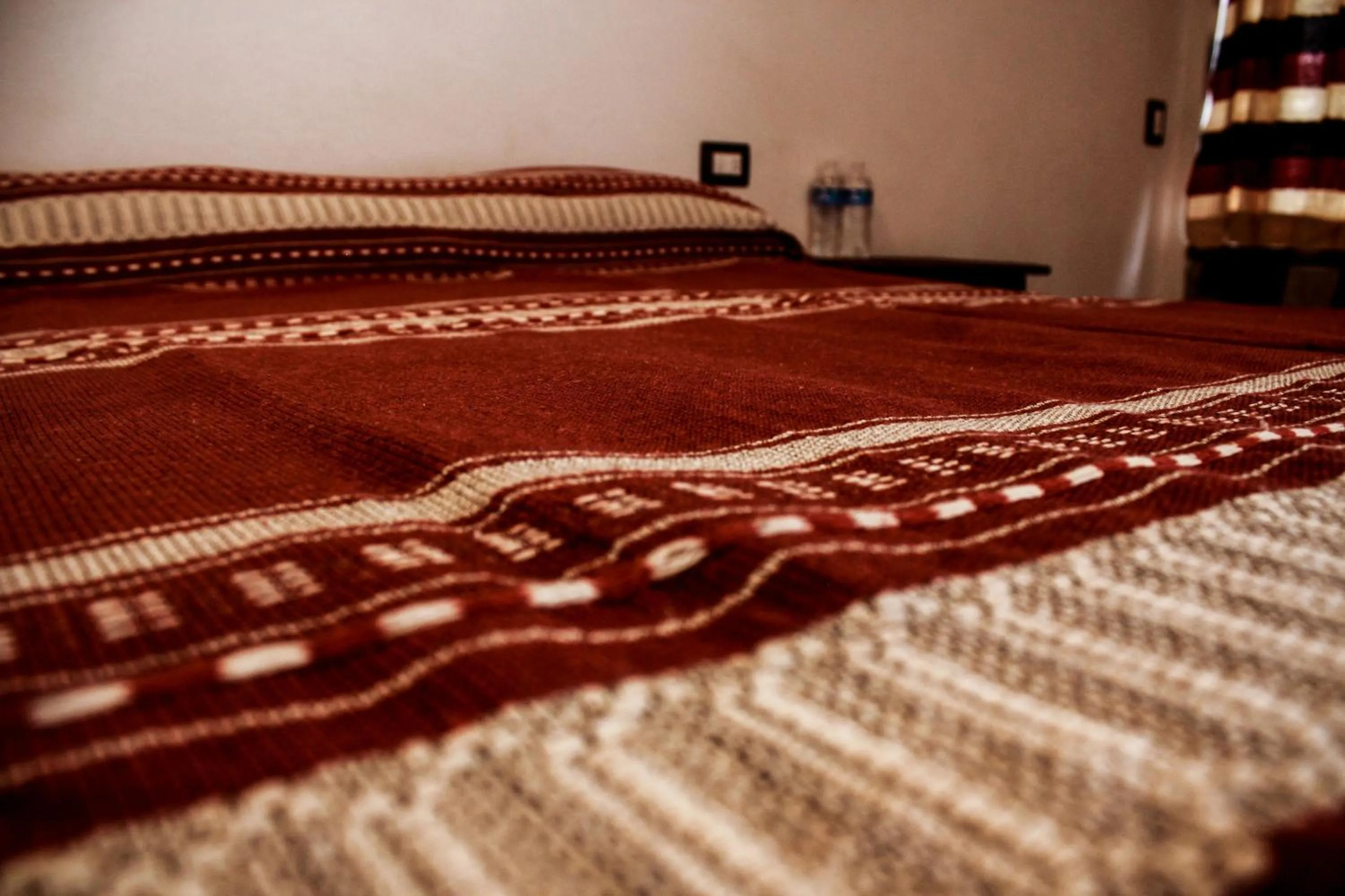 Bed in Hotel Yubazuu