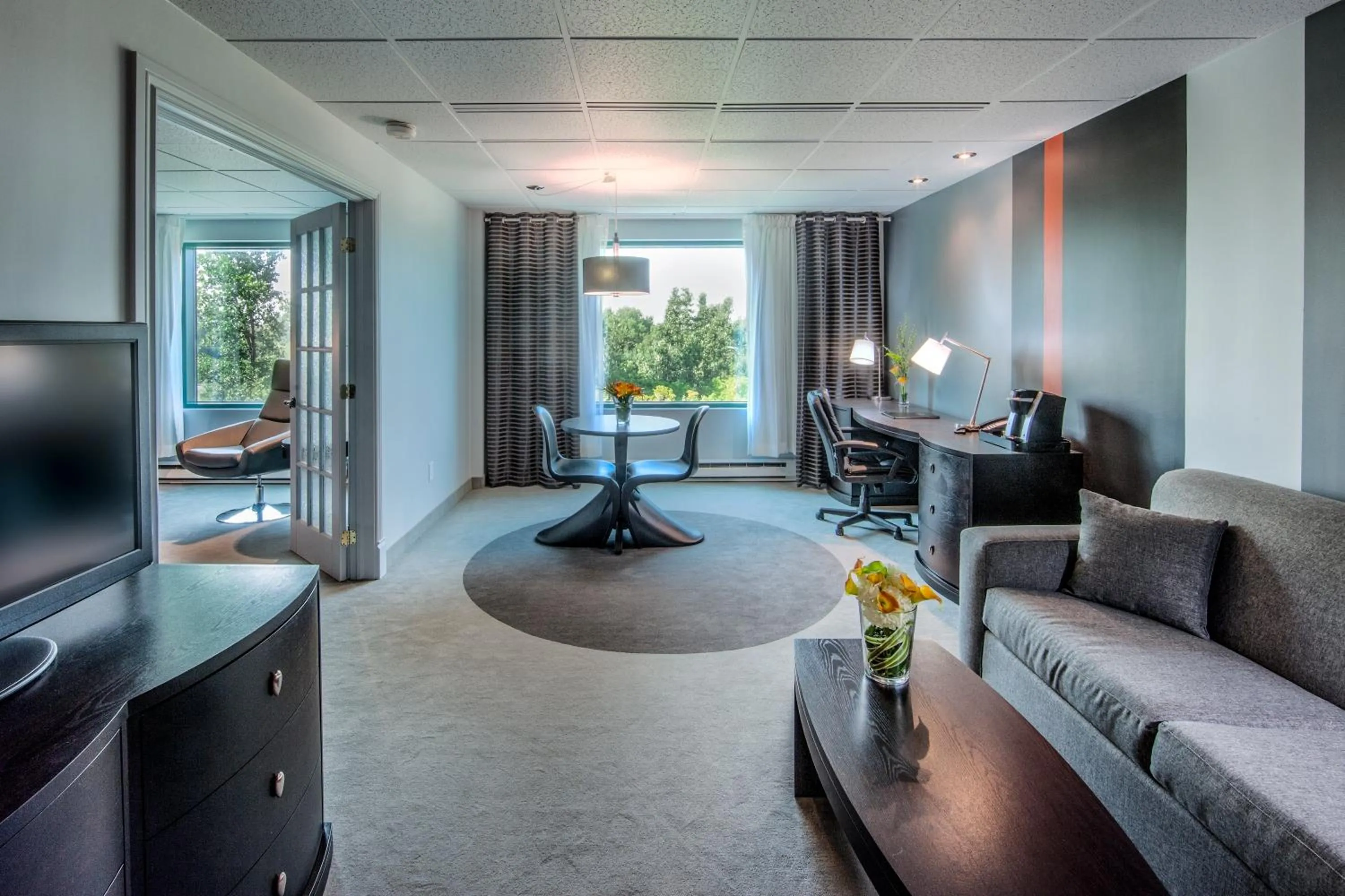 Seating area in Hôtel Château Joliette