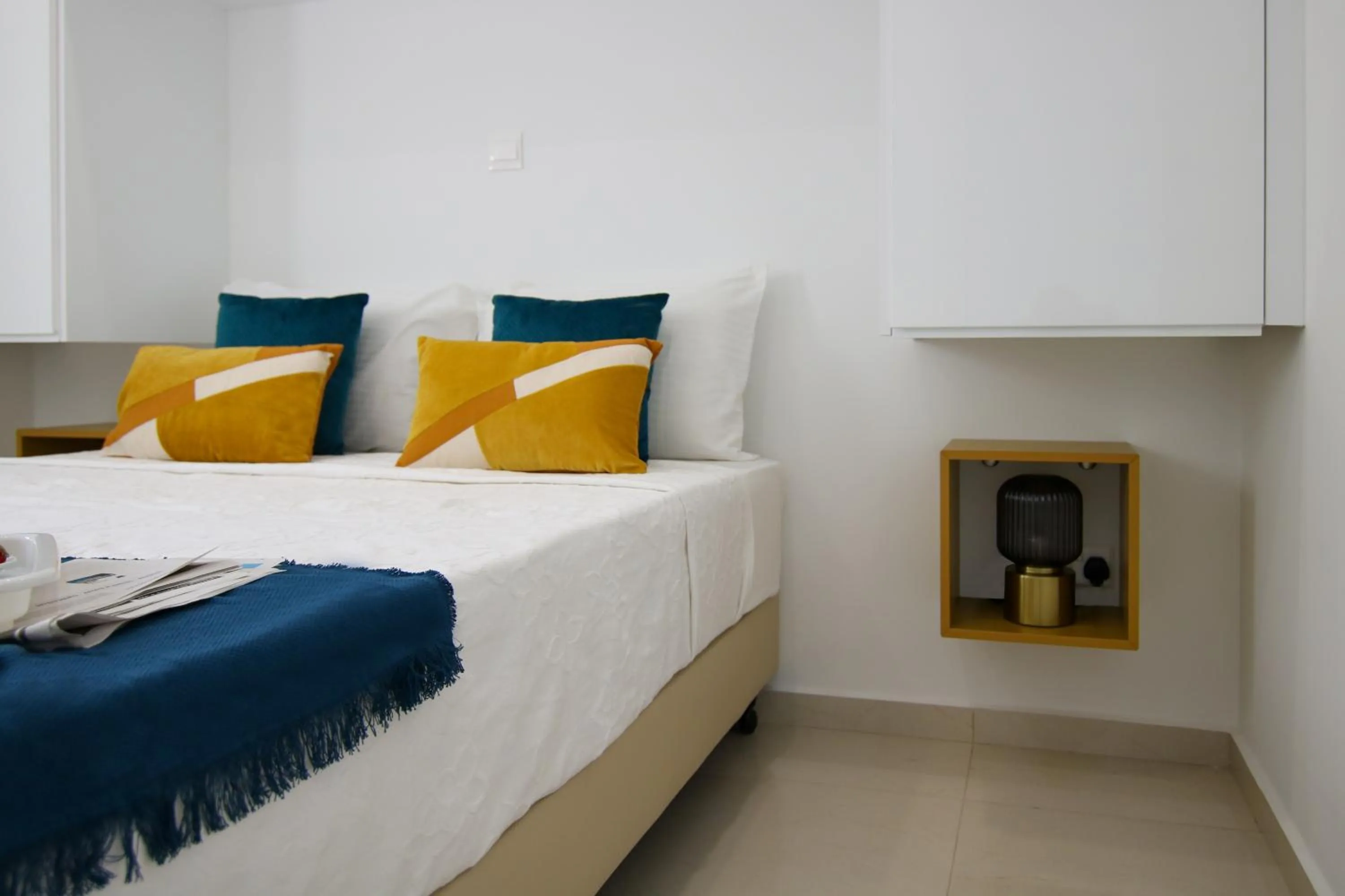 Bed in Phaedrus Living: Seaview Gold Flat Lighthouse 48