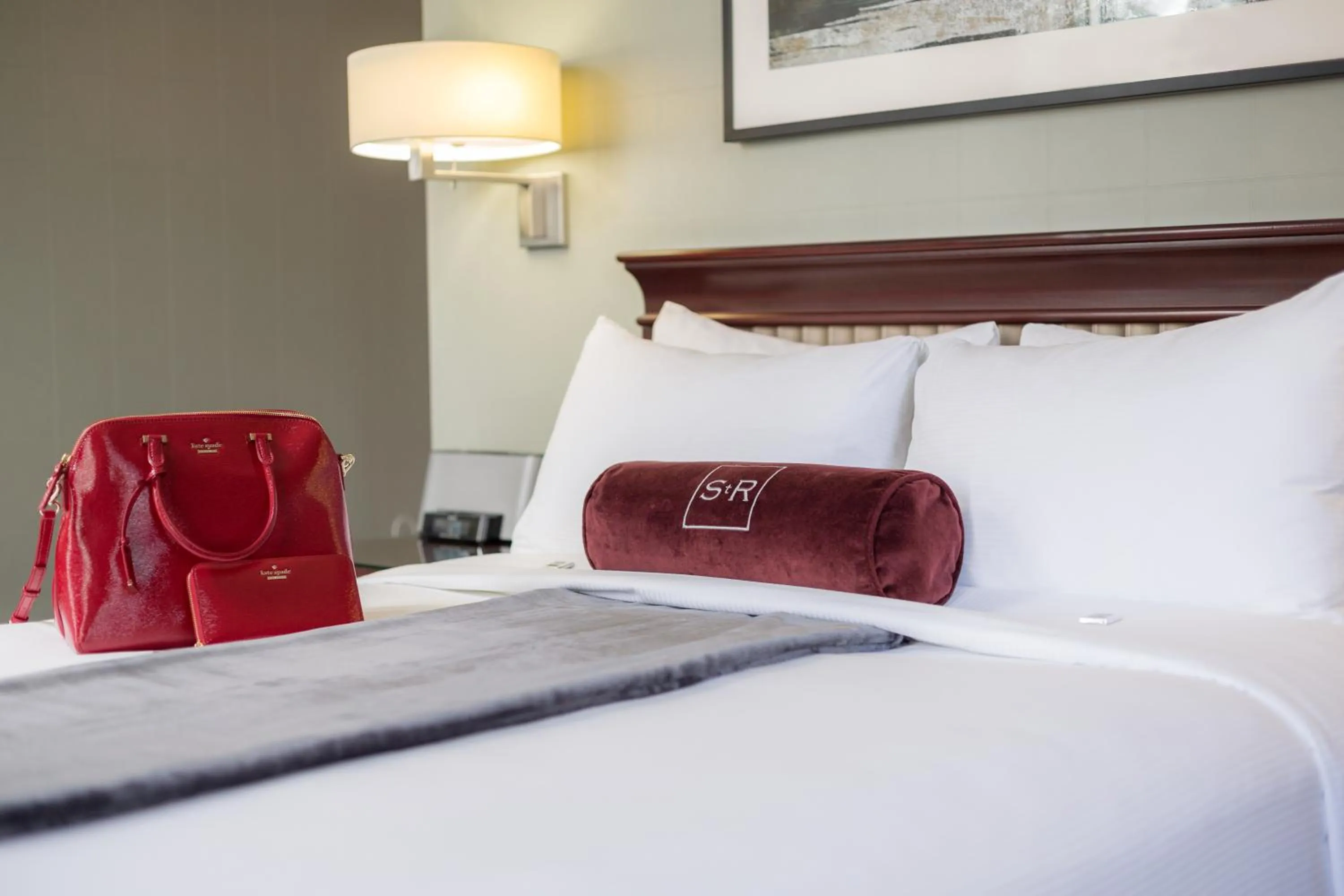 Decorative detail, Bed in The St. Regis Hotel