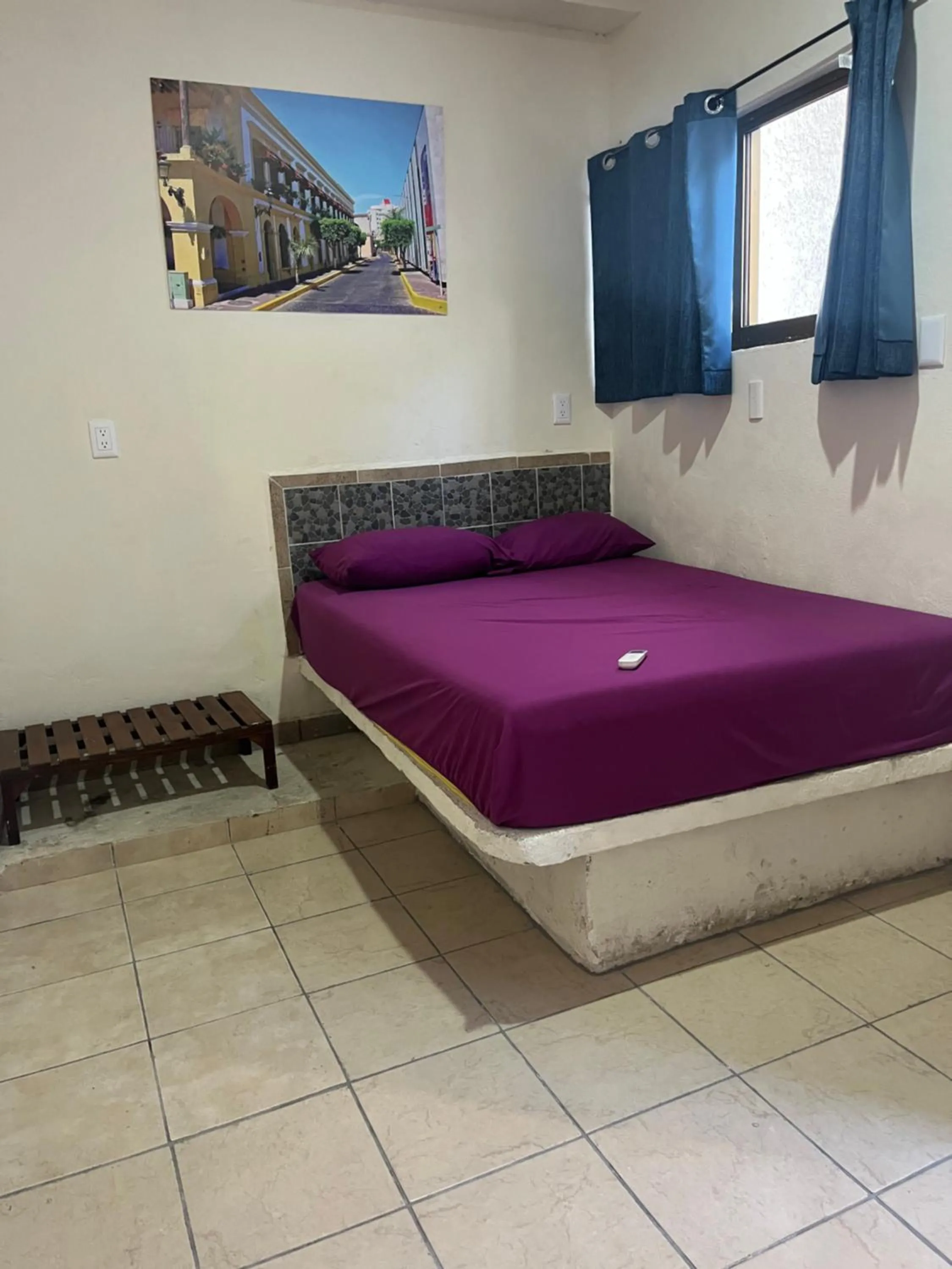 Bed in Hotel Perla Mazatlan