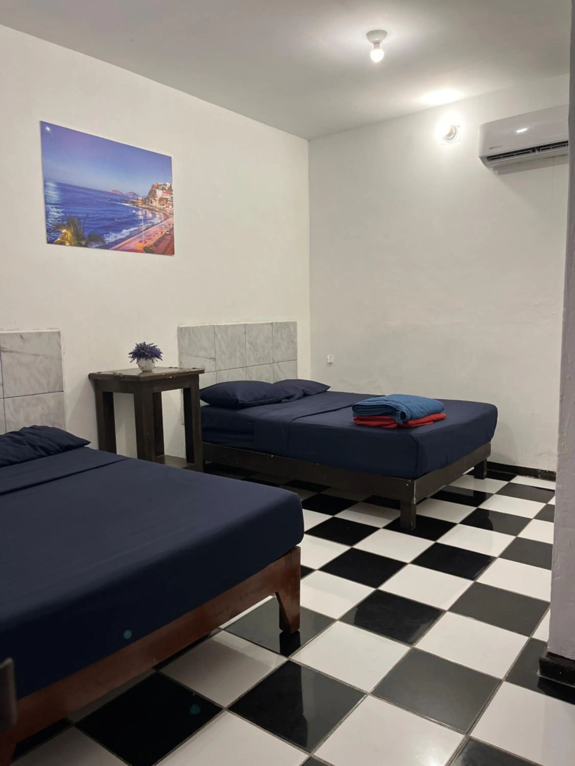 Bed in Hotel Perla Mazatlan