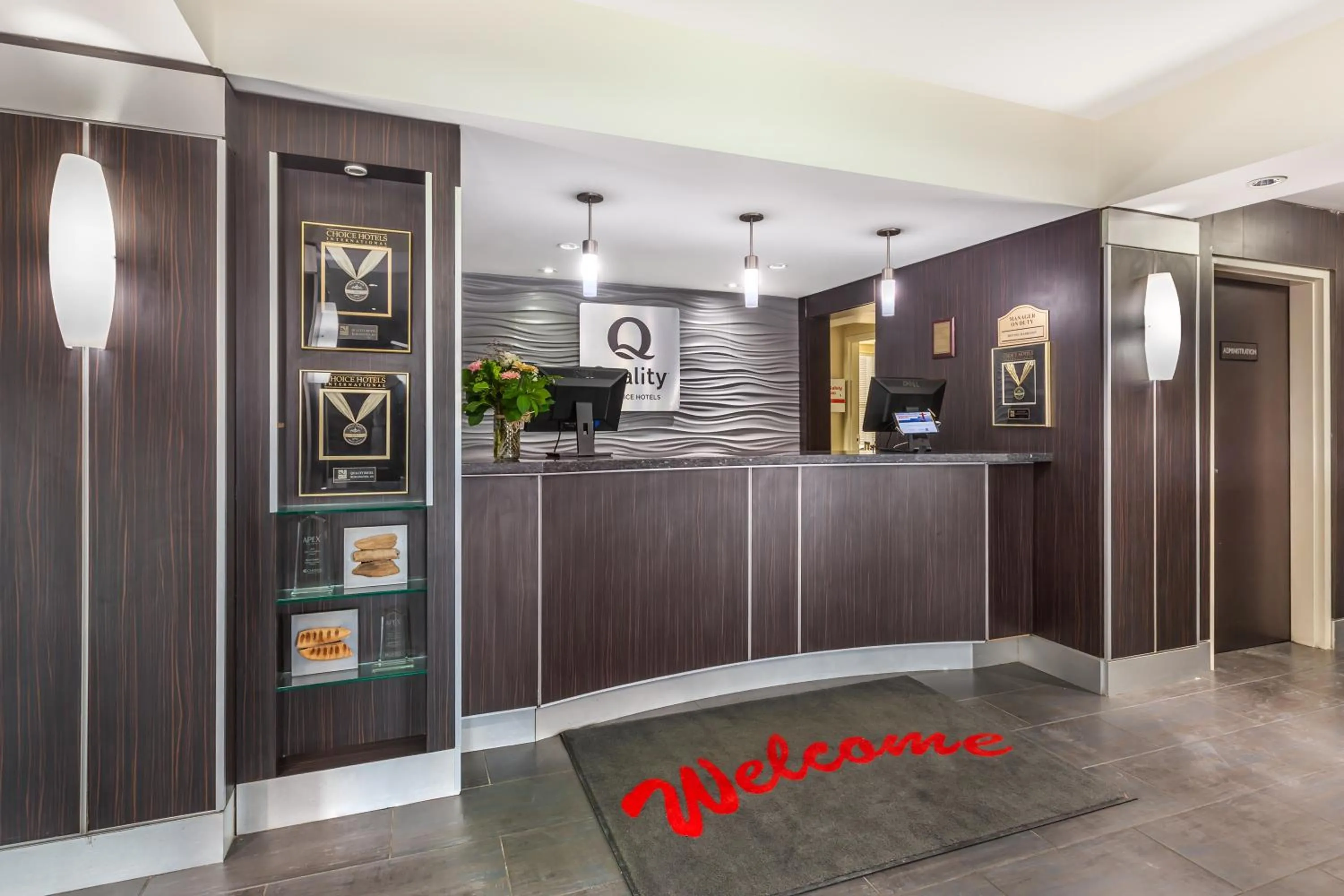 Lobby or reception in Quality Hotel