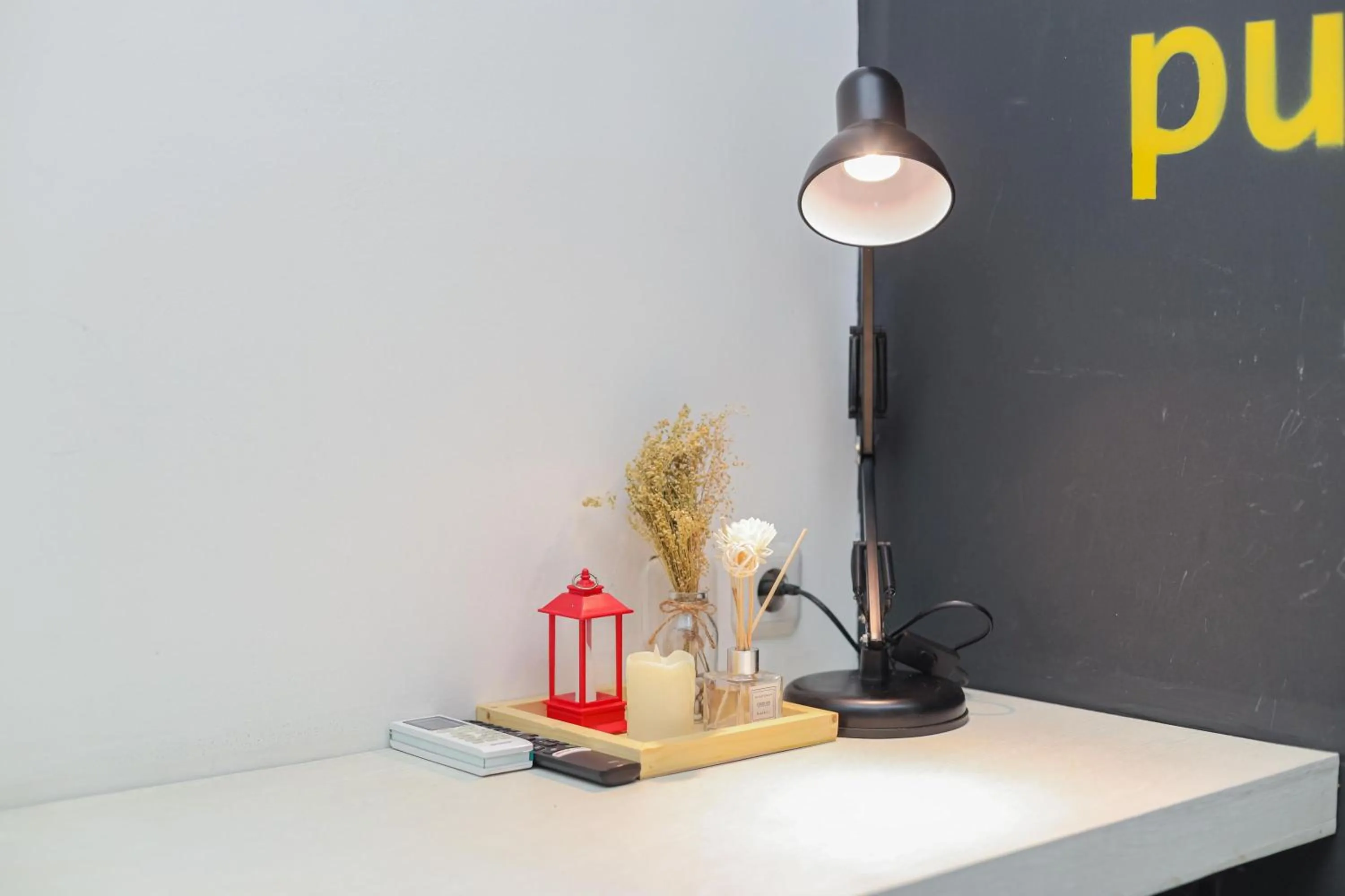 Decorative detail in KoolKost near RSCM Kencana - Minimum Stay 6 Nights