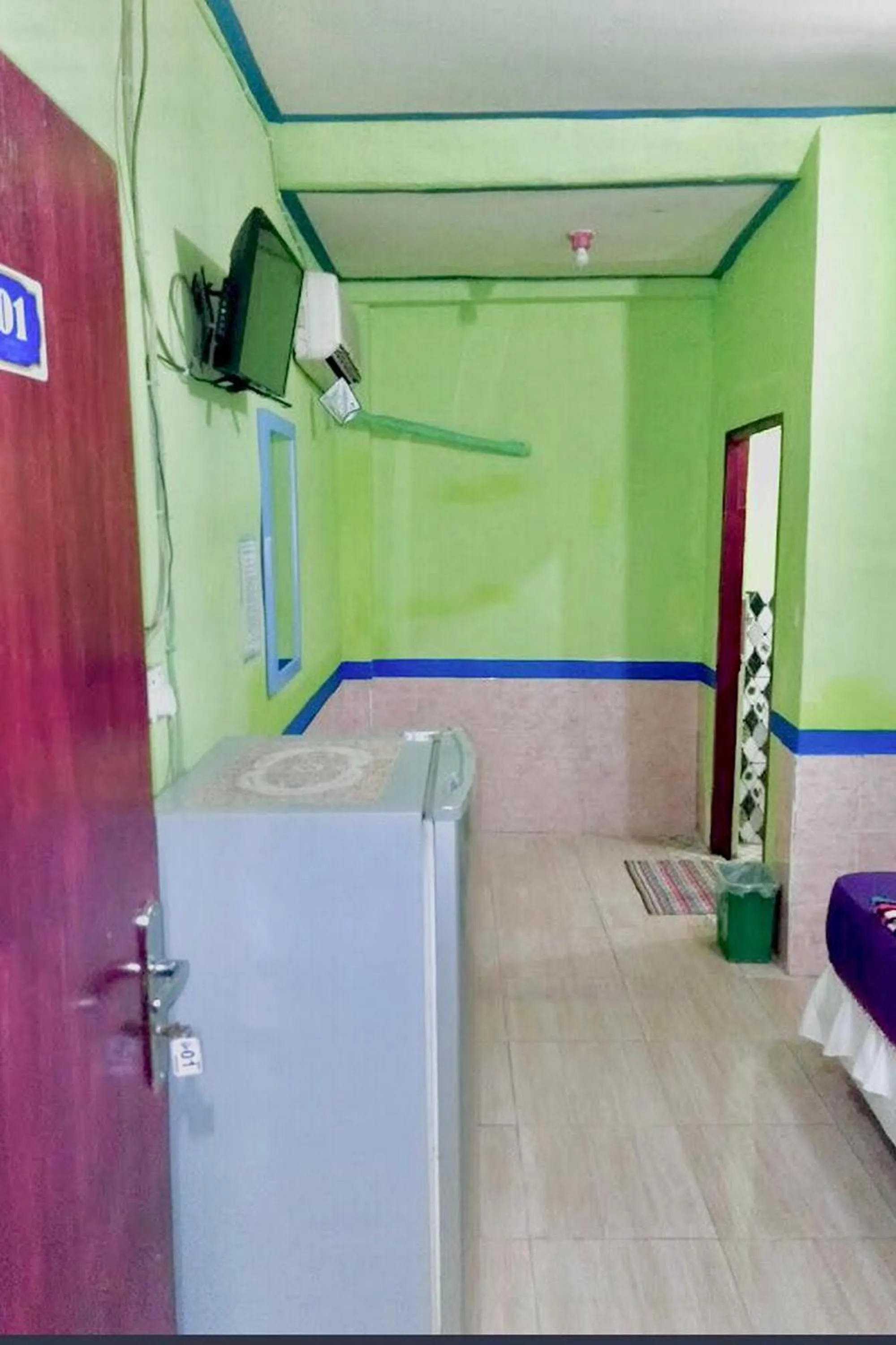 Bedroom in Hotel Indah Grogot Syariah Mitra RedDoorz