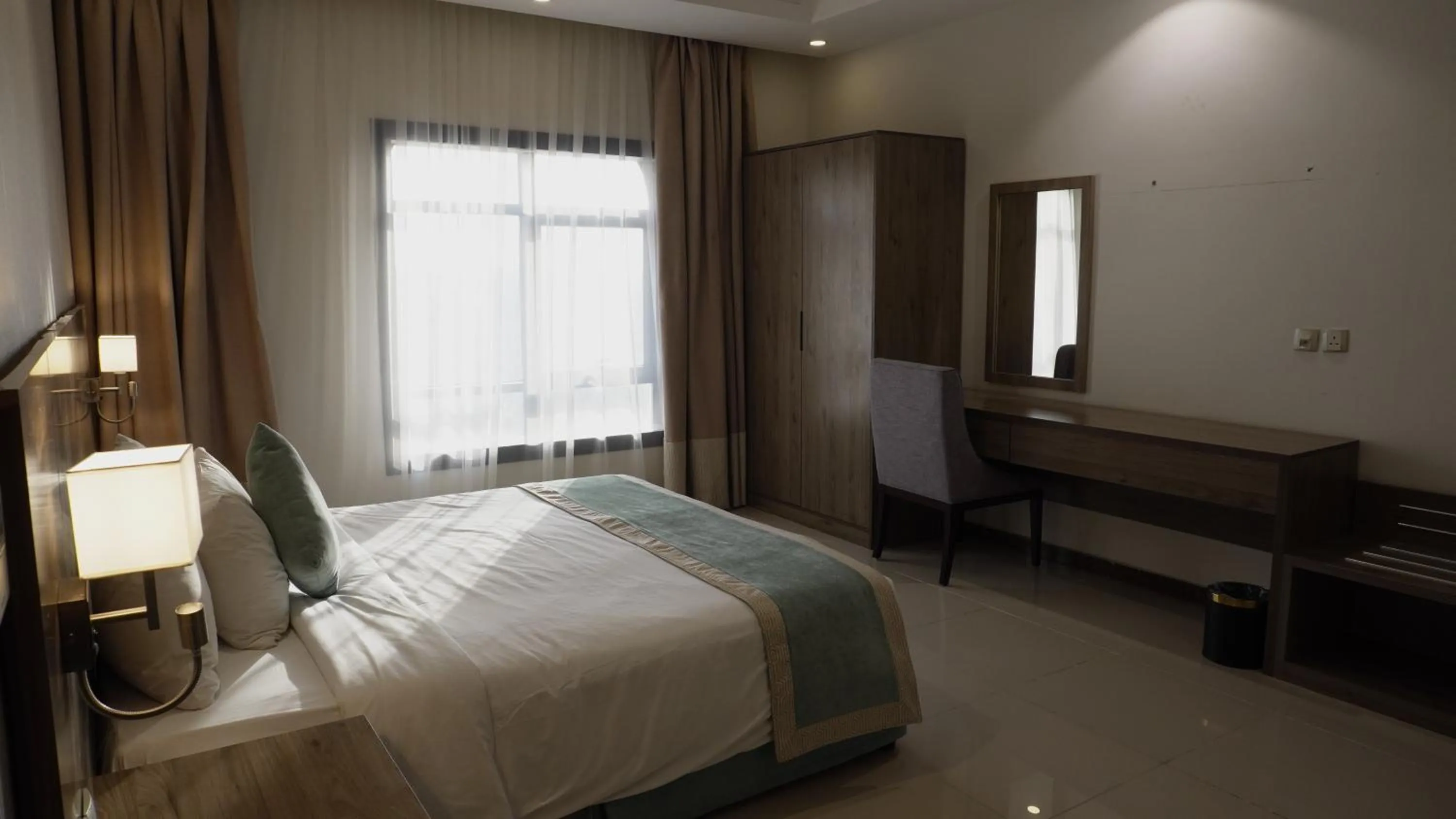 Bed in Tu Jardin Al Marwa- توجاردن المروه