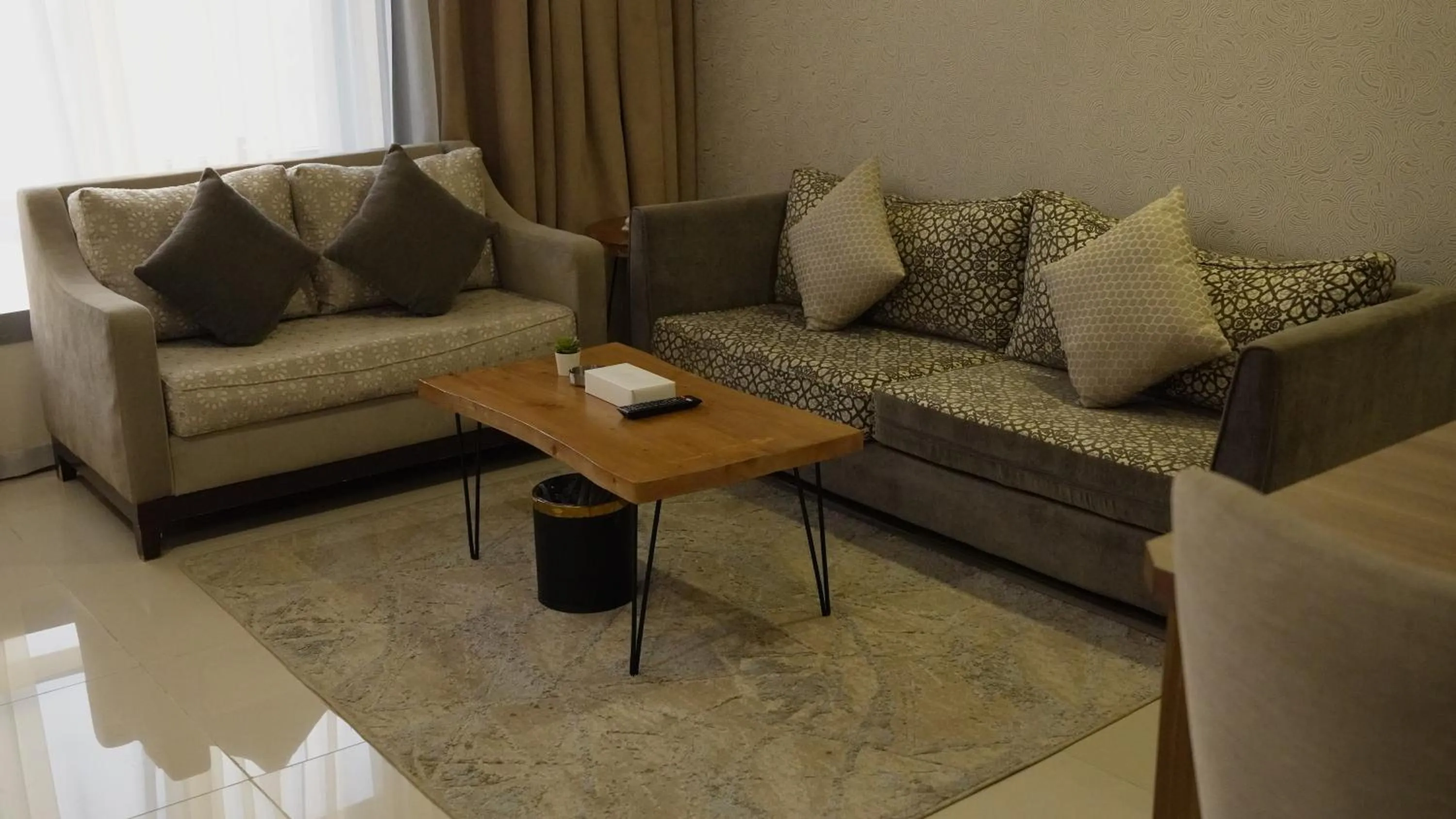 Living room in Tu Jardin Al Marwa- توجاردن المروه