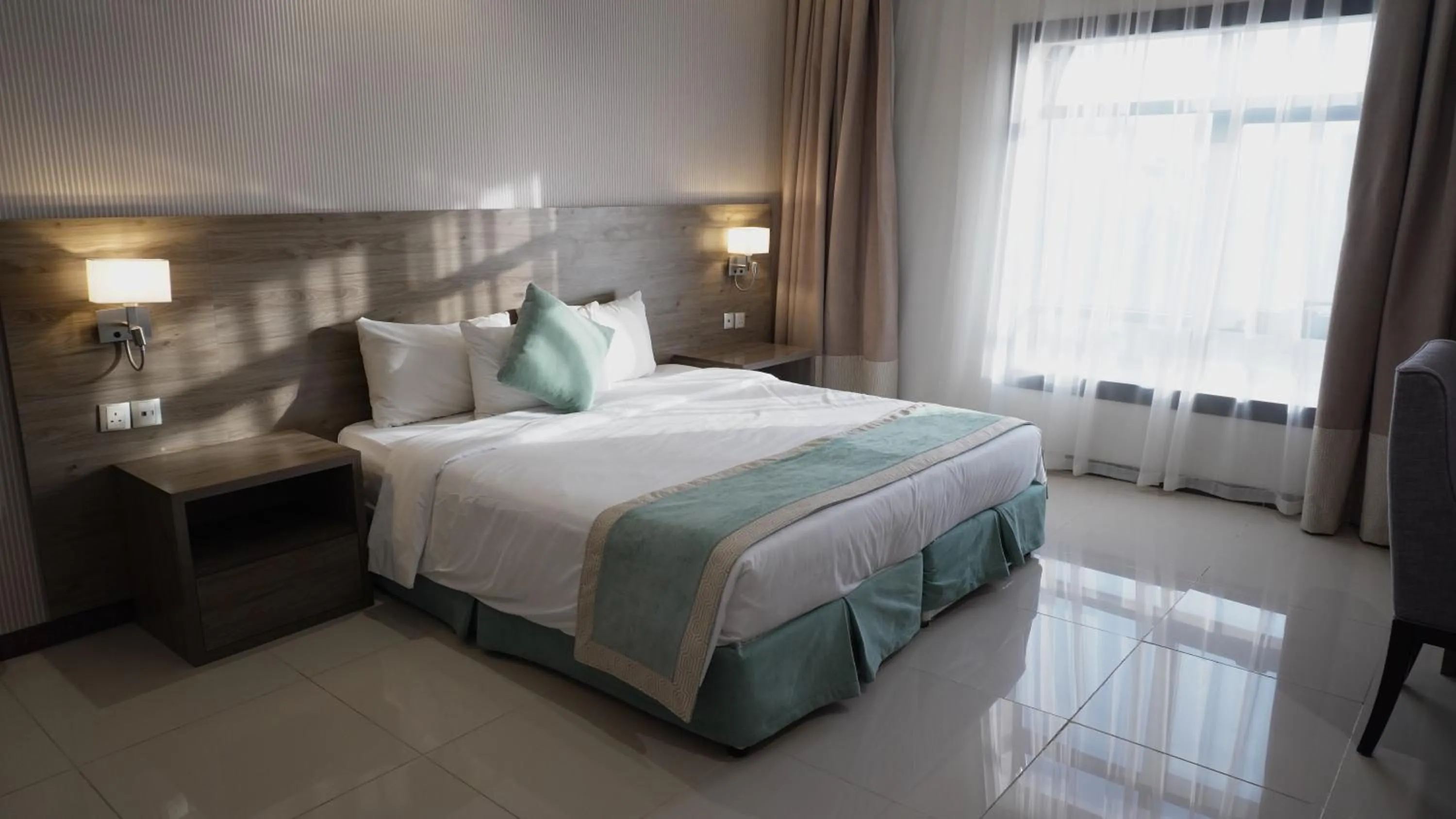 Bed in Tu Jardin Al Marwa- توجاردن المروه