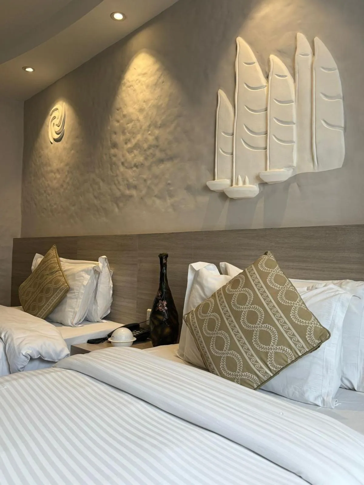 Bed in Vastu Boutique Hotel