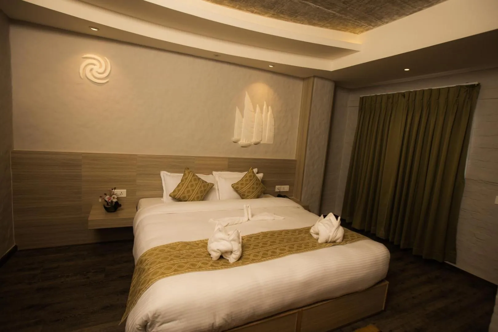 Bed in Vastu Boutique Hotel