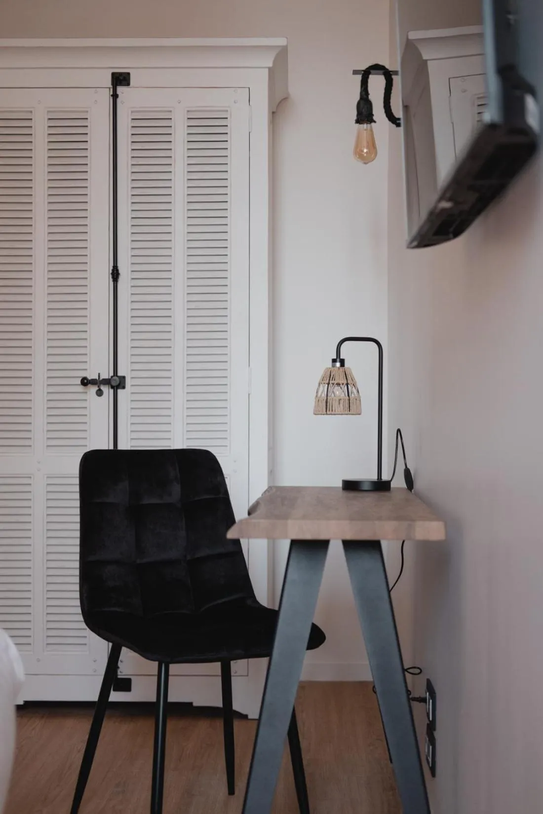 Bedroom in Hôtel-Restaurant Villa Métis