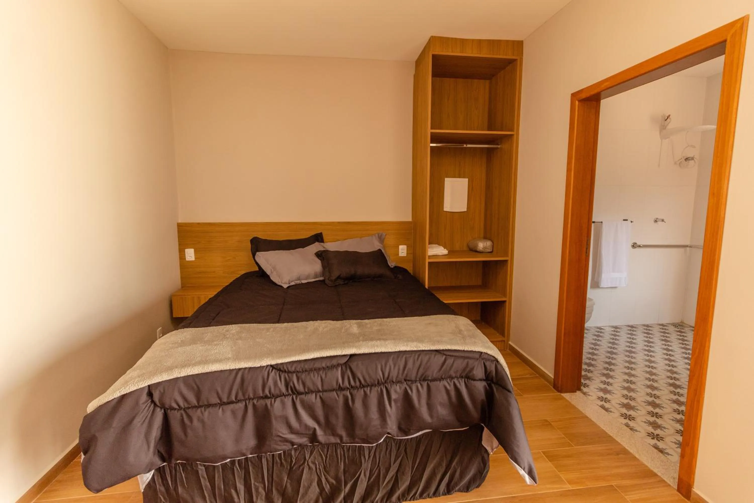 Bed in Pousada Vovó Teresa